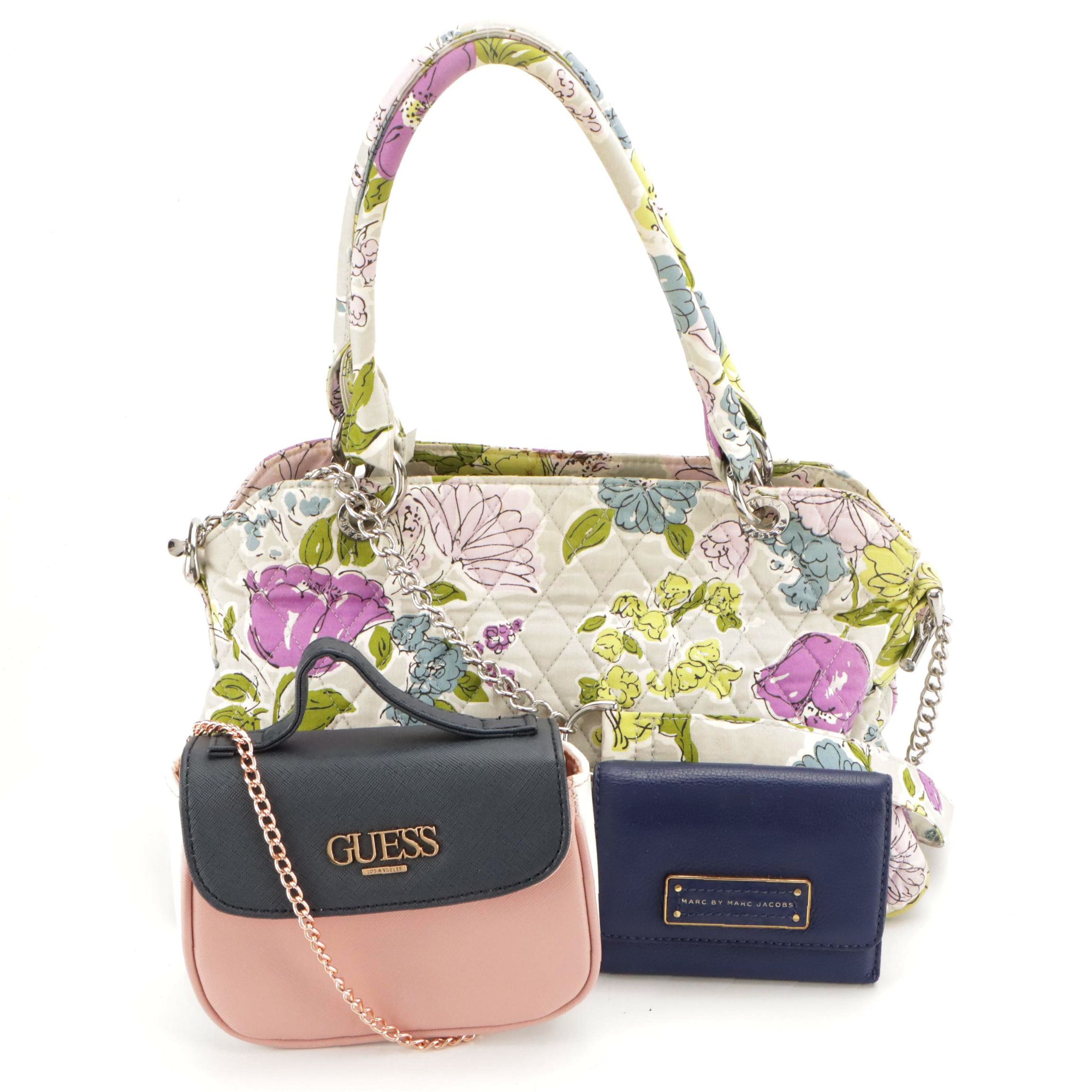 Vera Bradley "Watercolor" Bag, Guess Mini Bag, Marc by Marc Jacobs Wallet