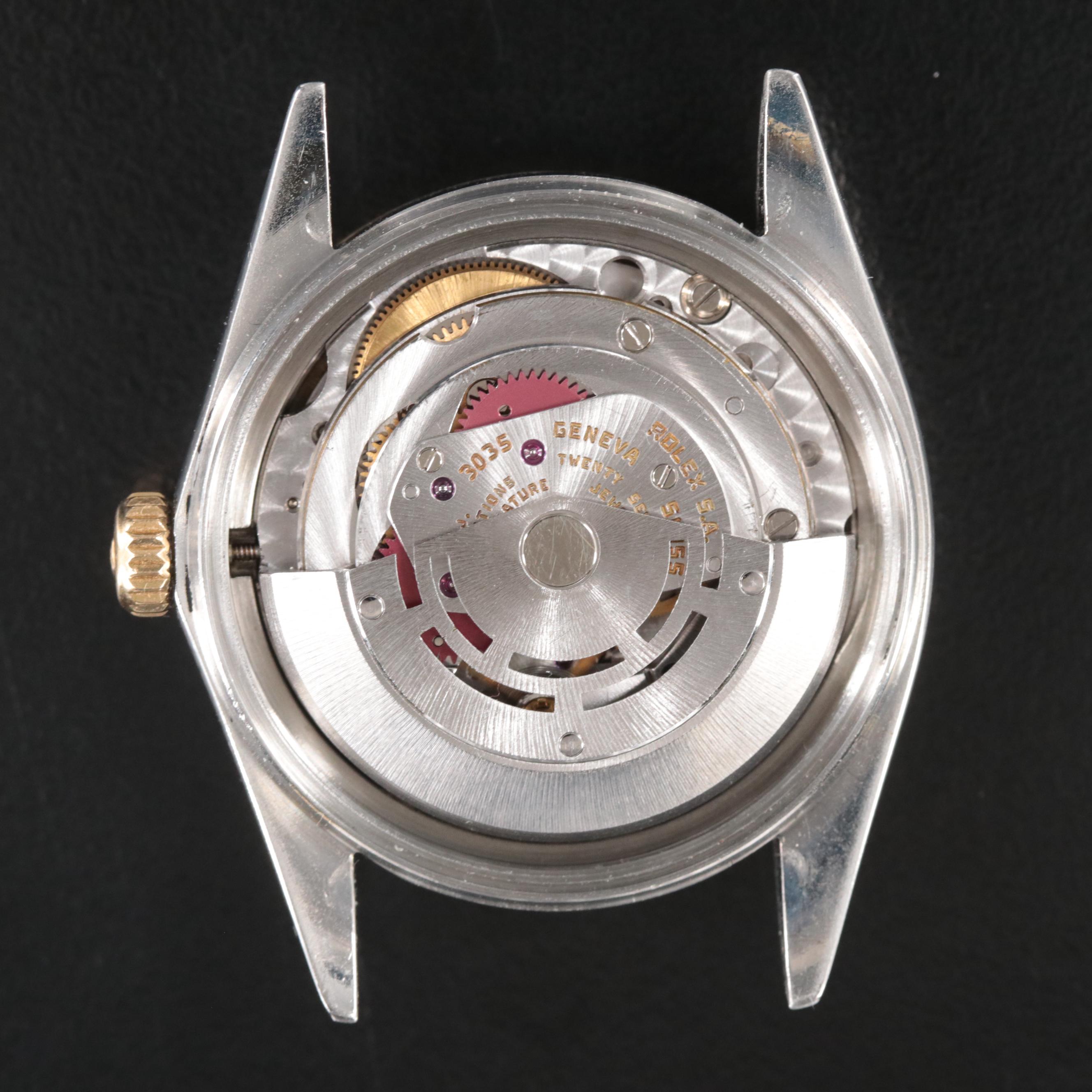 1987 Rolex Custom Diamond Dial Datejust Watch and Winder