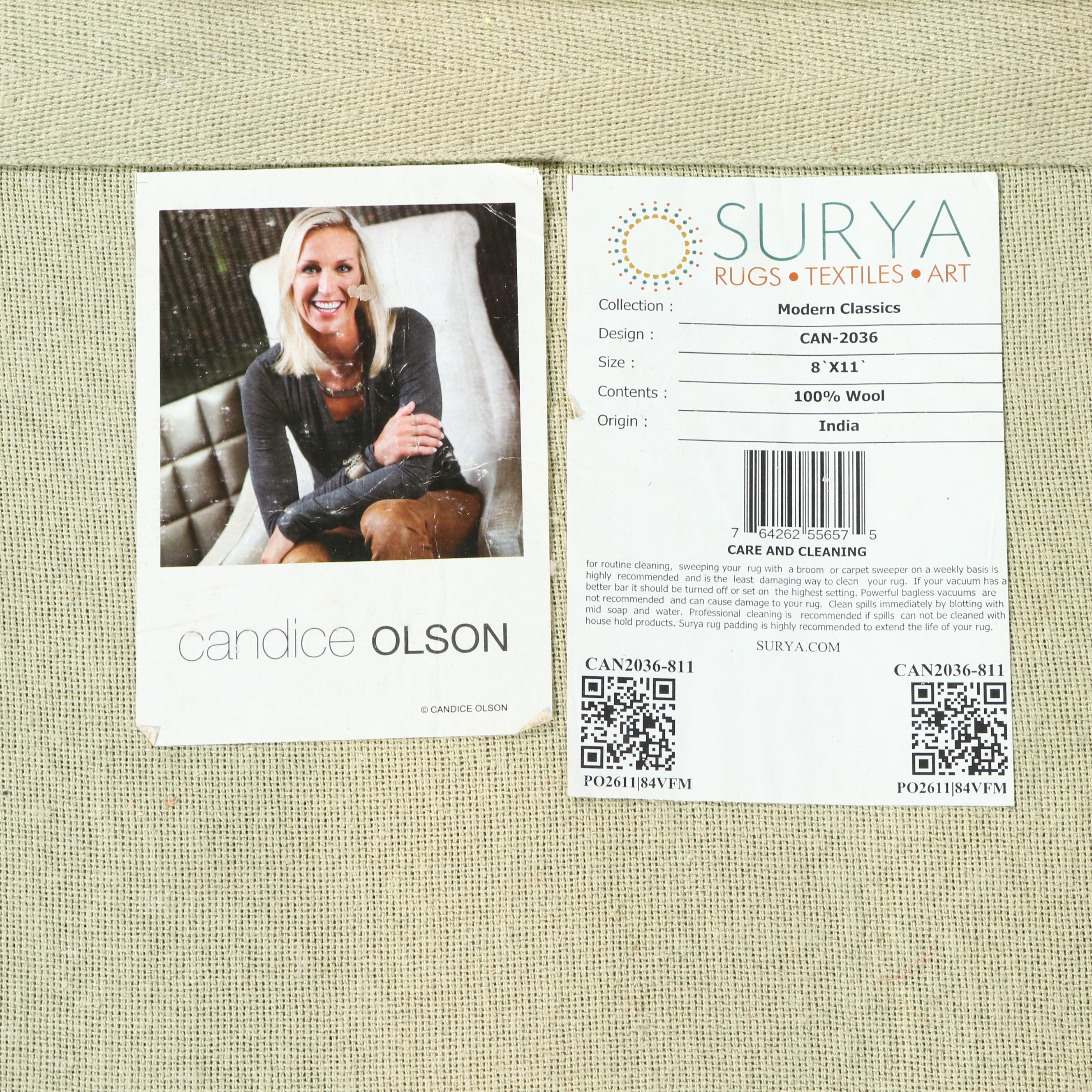 7'11 x 11' Hand-Tufted Candice Olsen for Surya Modern Classics Area Rug