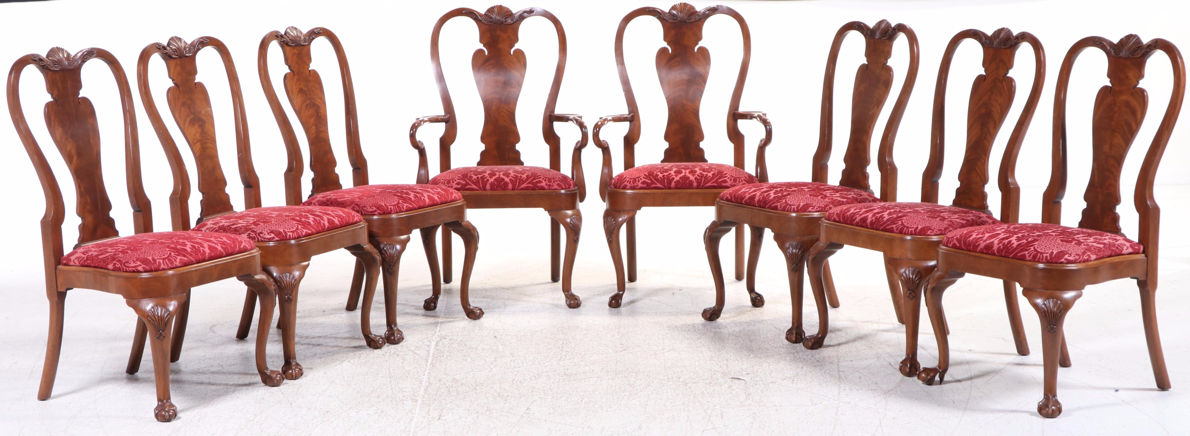 Karges Queen Anne Style Dining Table and Chairs