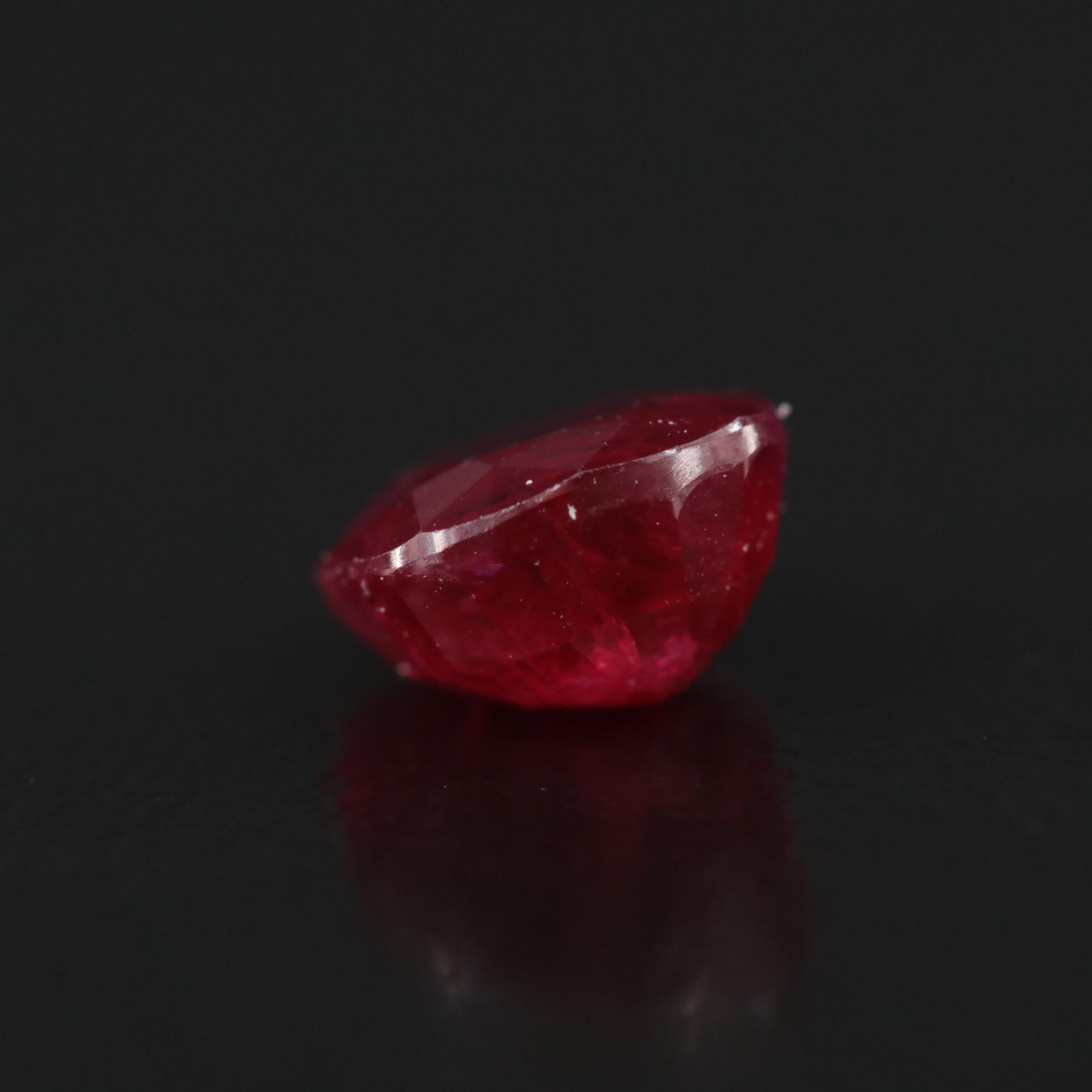 Loose 2.08 CT Madagascar Ruby with GIA Report