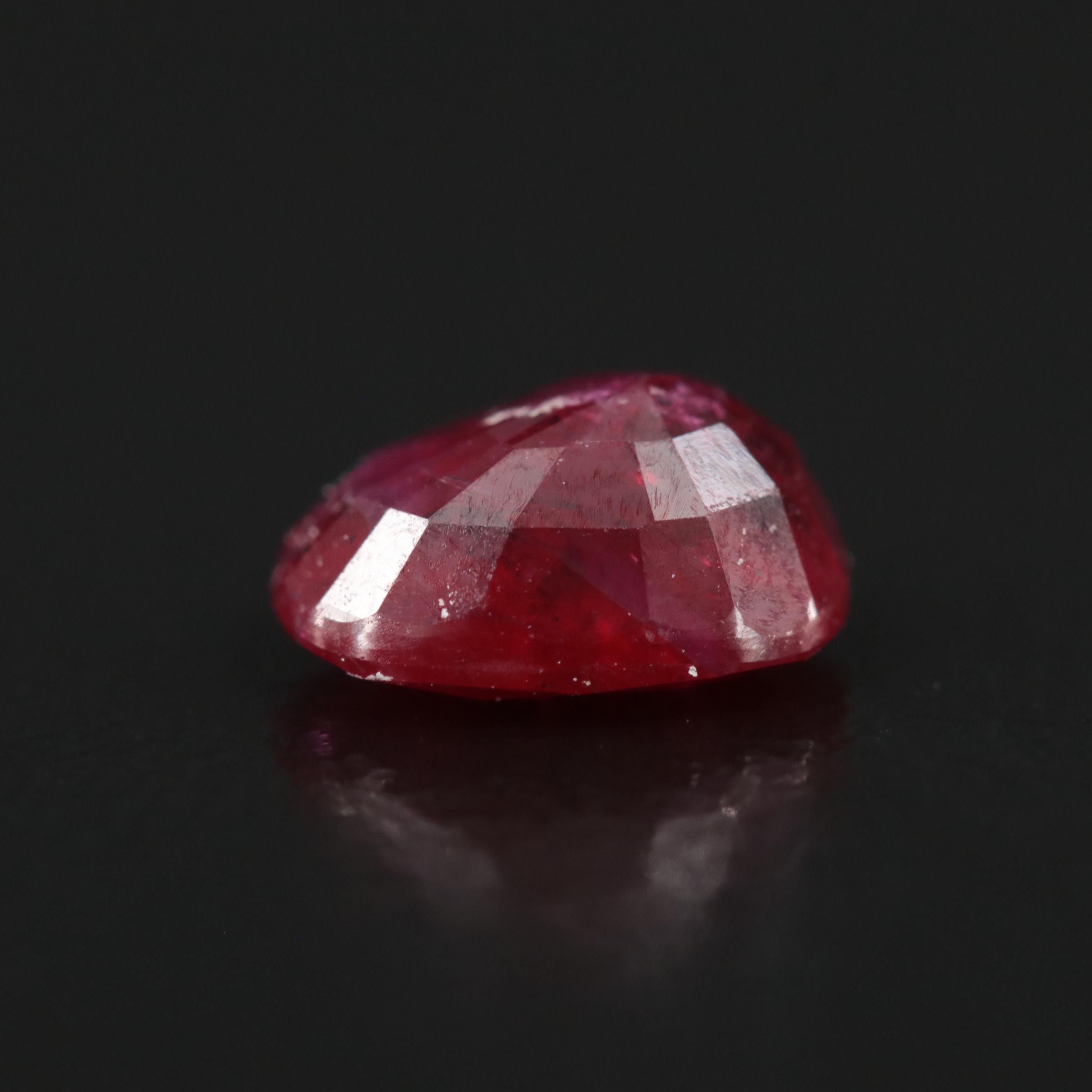Loose 2.08 CT Madagascar Ruby with GIA Report