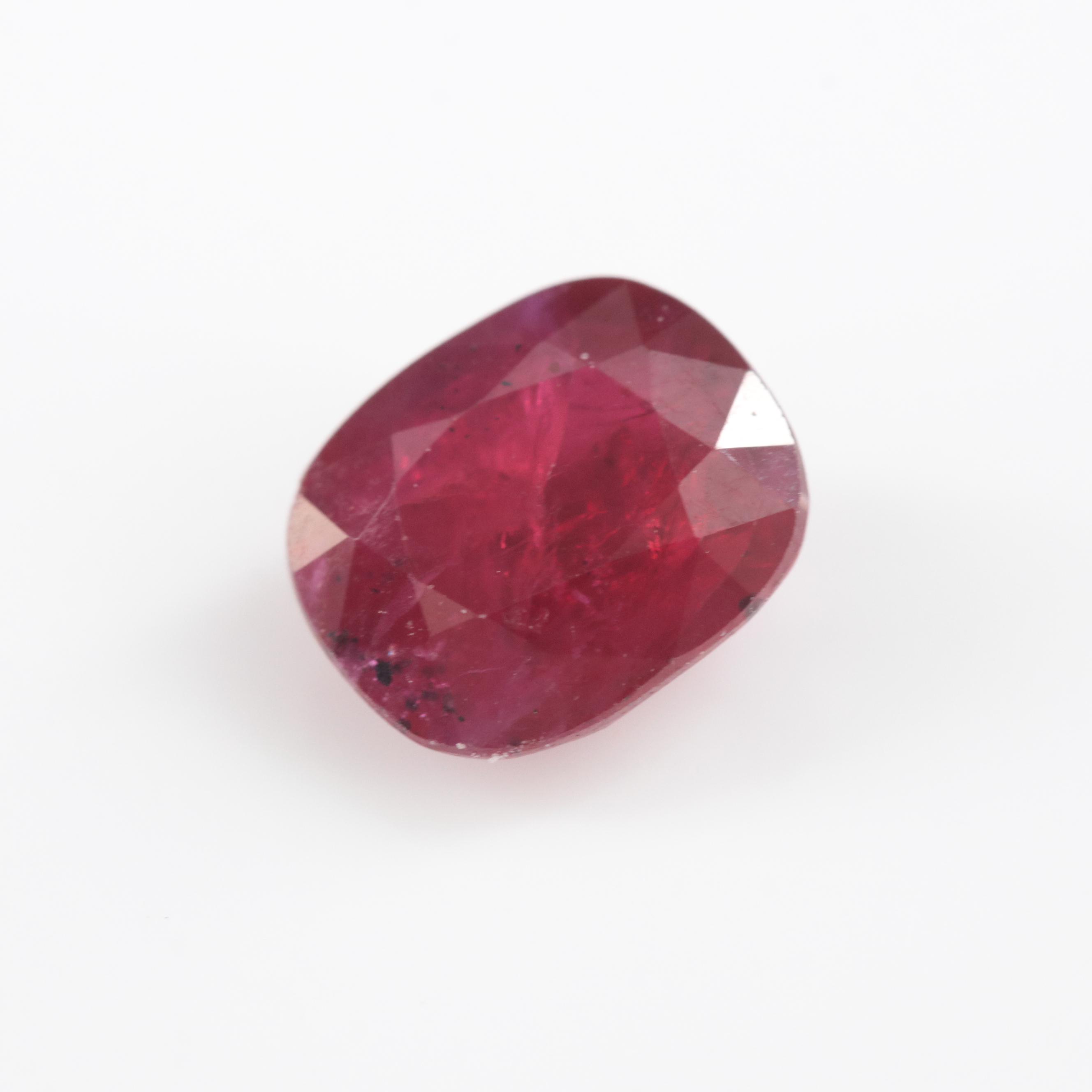 Loose 2.08 CT Madagascar Ruby with GIA Report