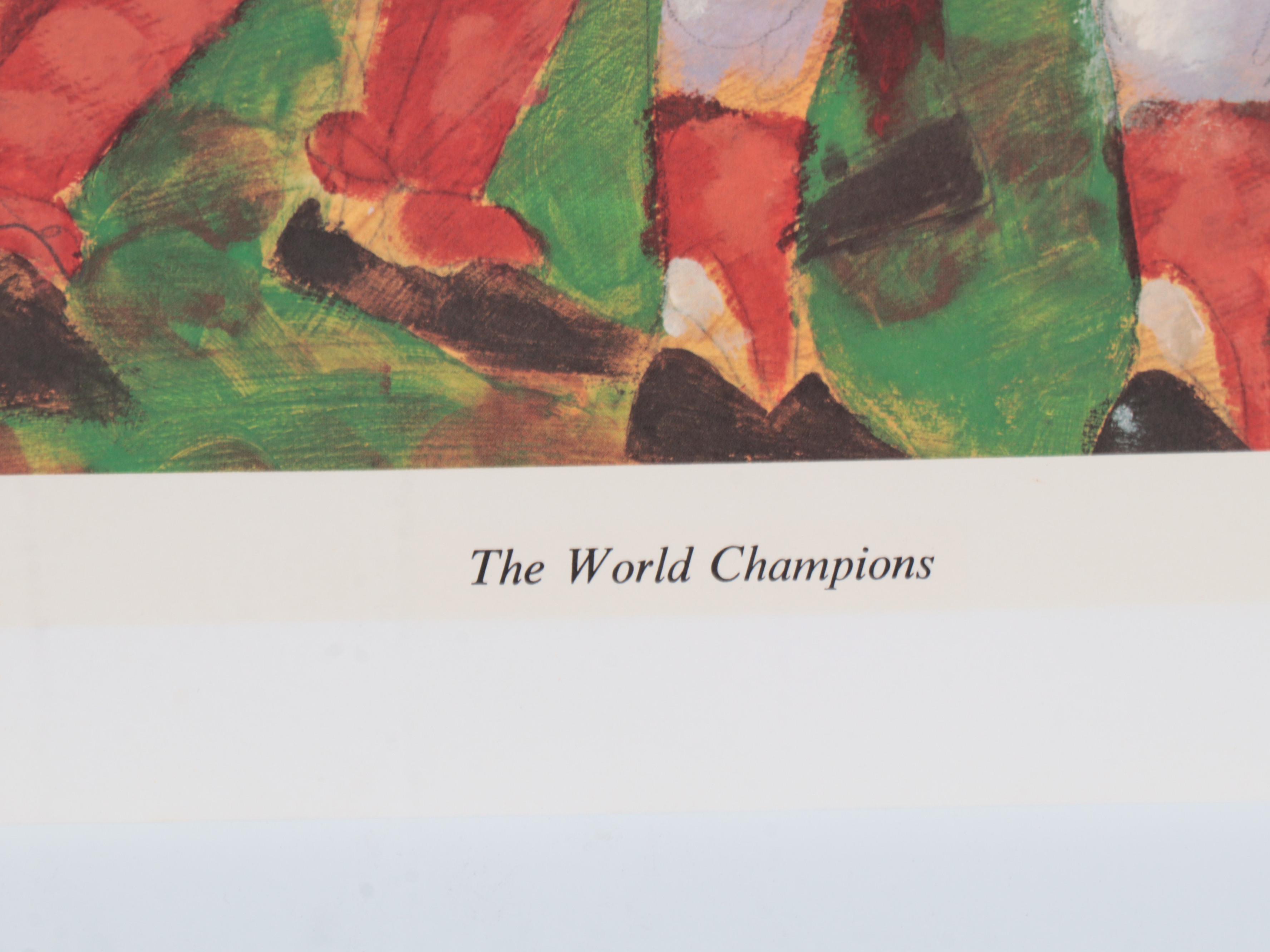 Cincinnati Reds Posters and Mini Bat Featuring Pete Rose and More