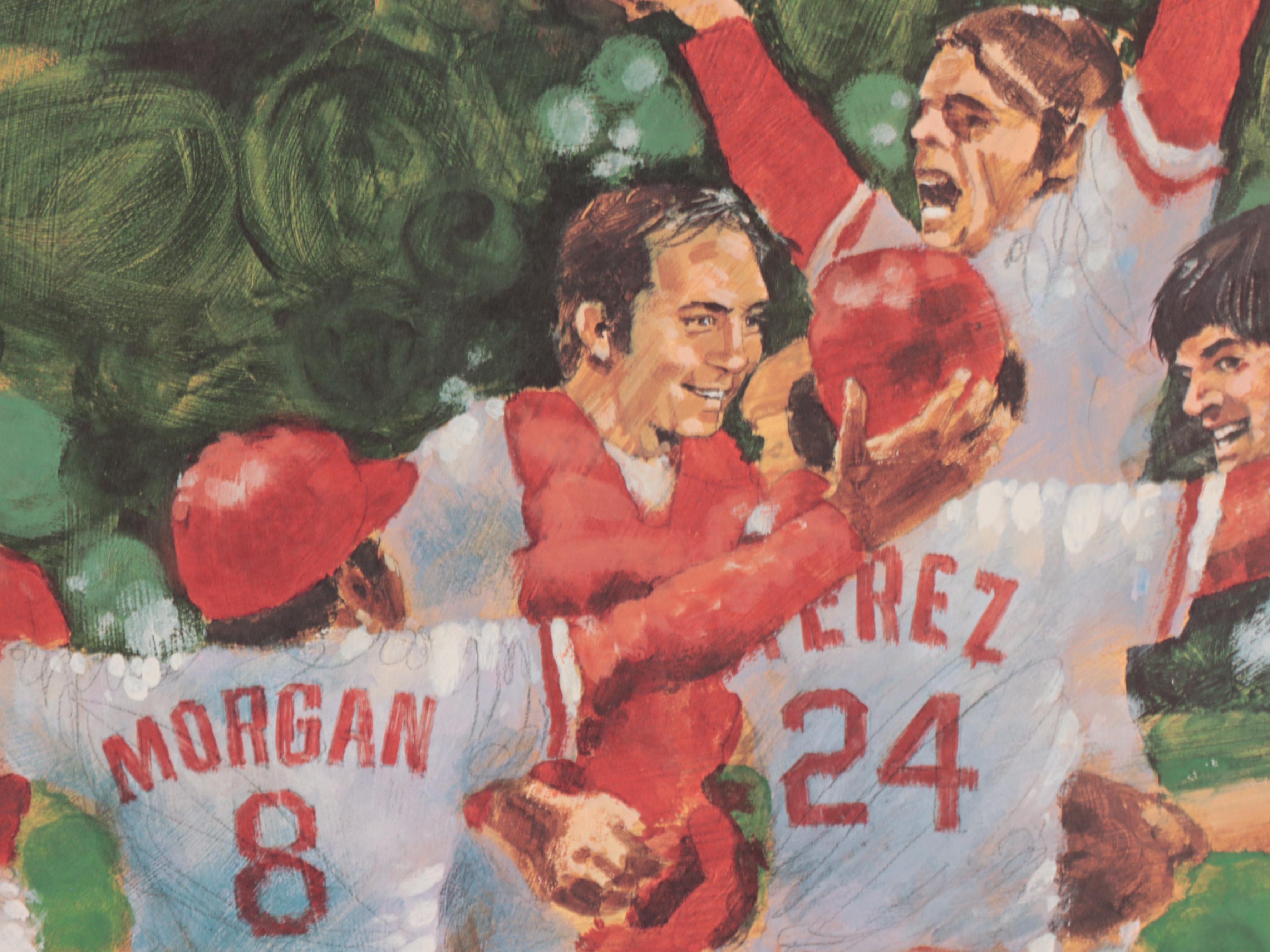 Cincinnati Reds Posters and Mini Bat Featuring Pete Rose and More