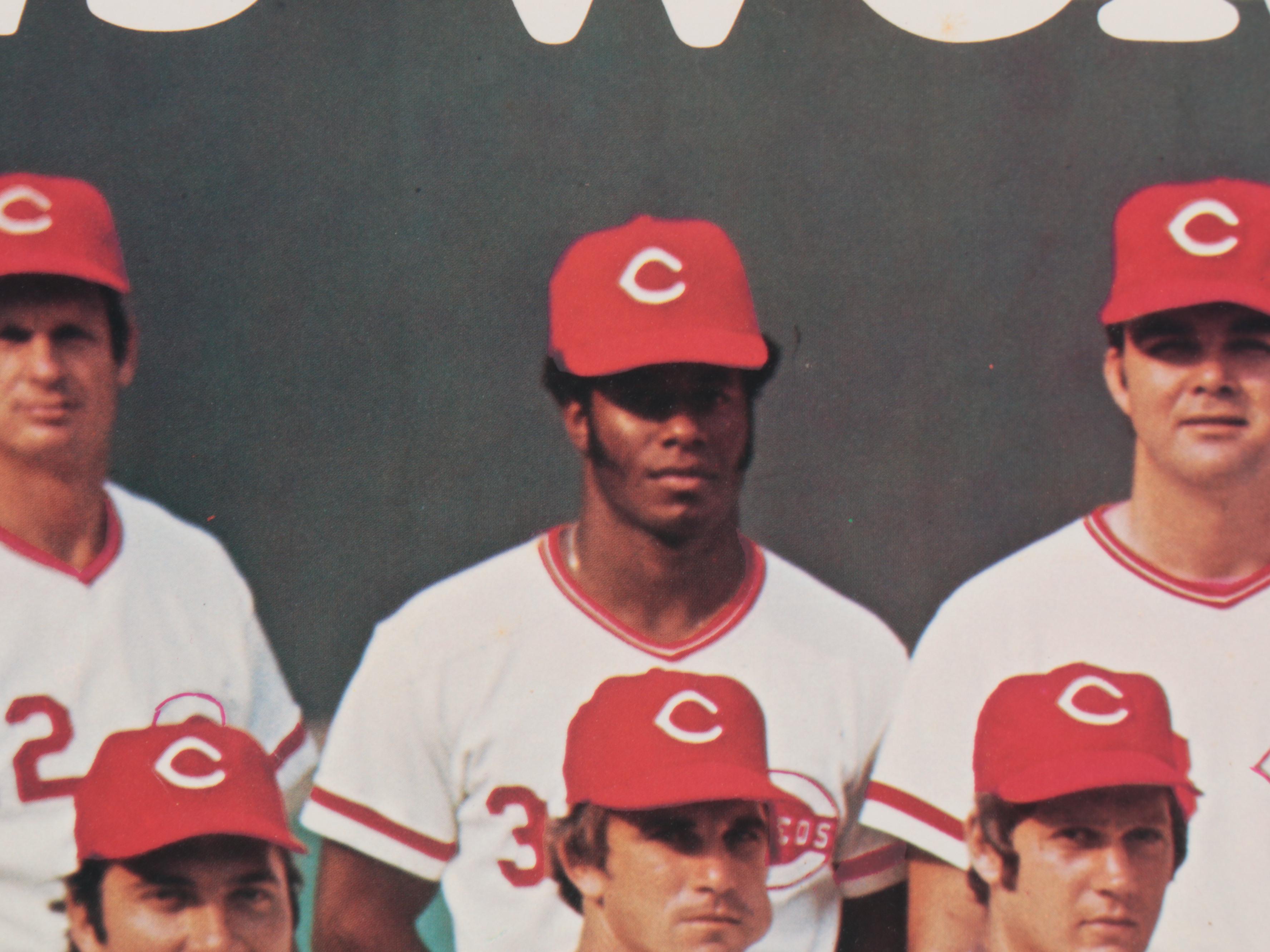 Cincinnati Reds Posters and Mini Bat Featuring Pete Rose and More