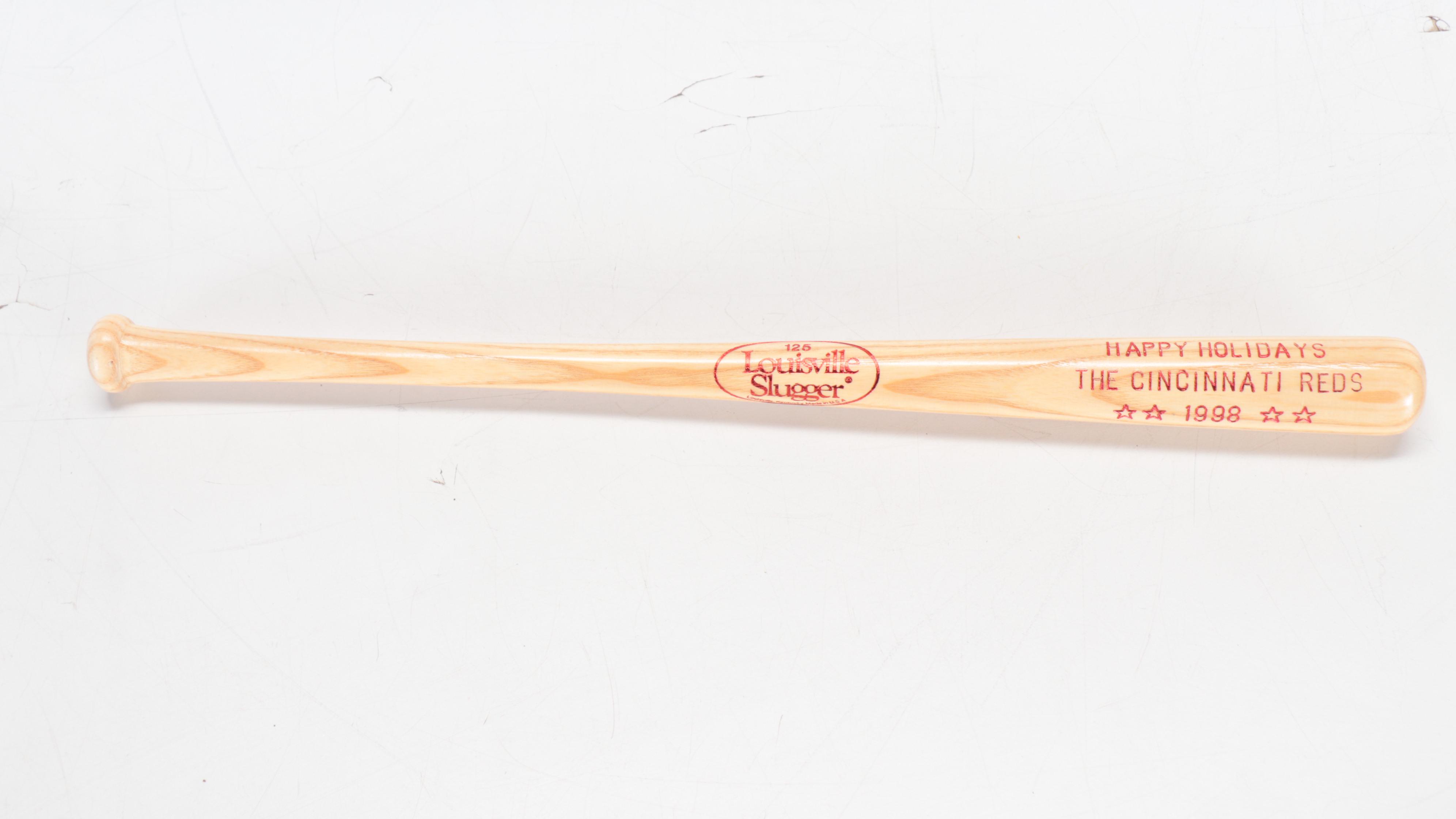 Cincinnati Reds Posters and Mini Bat Featuring Pete Rose and More