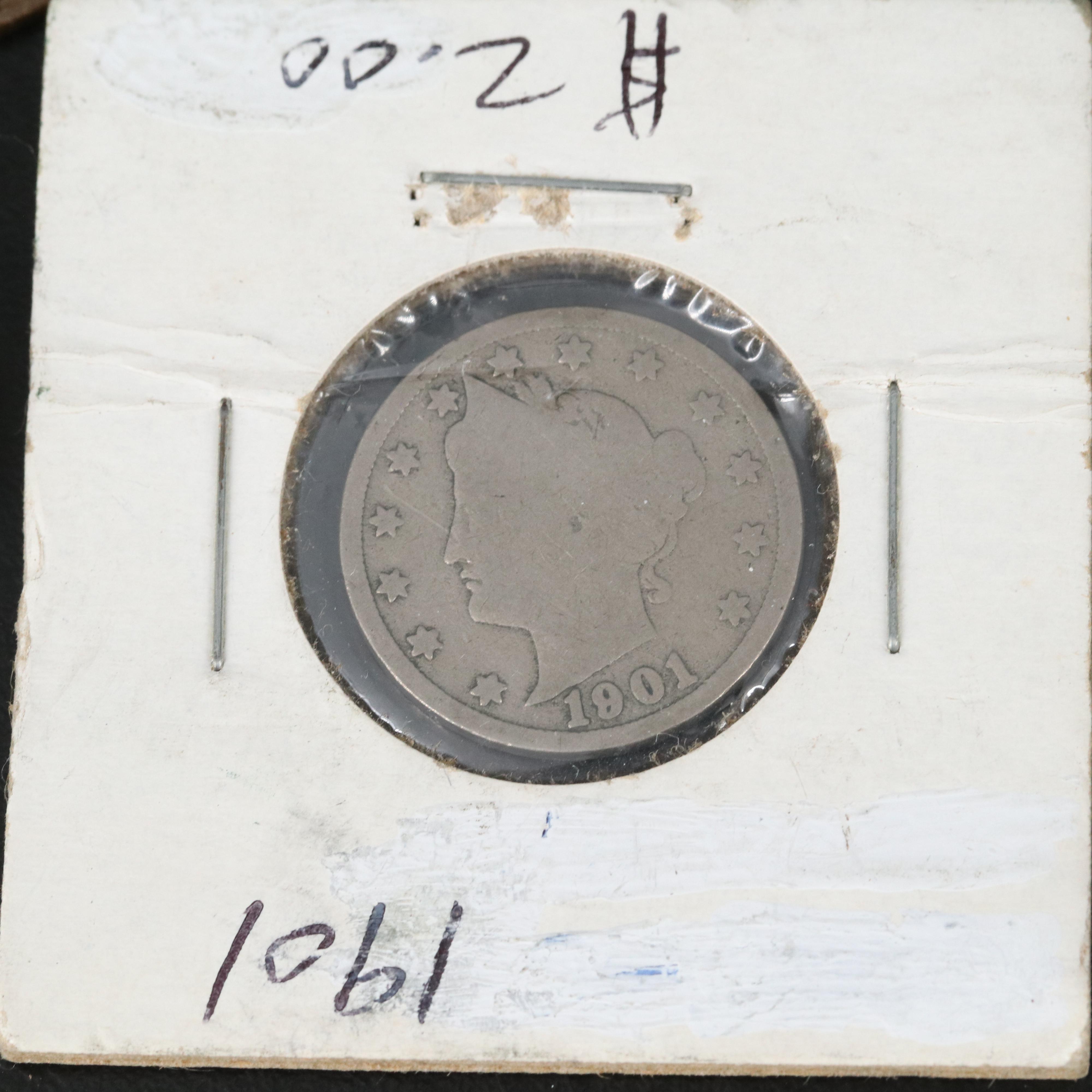 Group of U.S. Coins, Mainly Liberty Head "V" Nickels