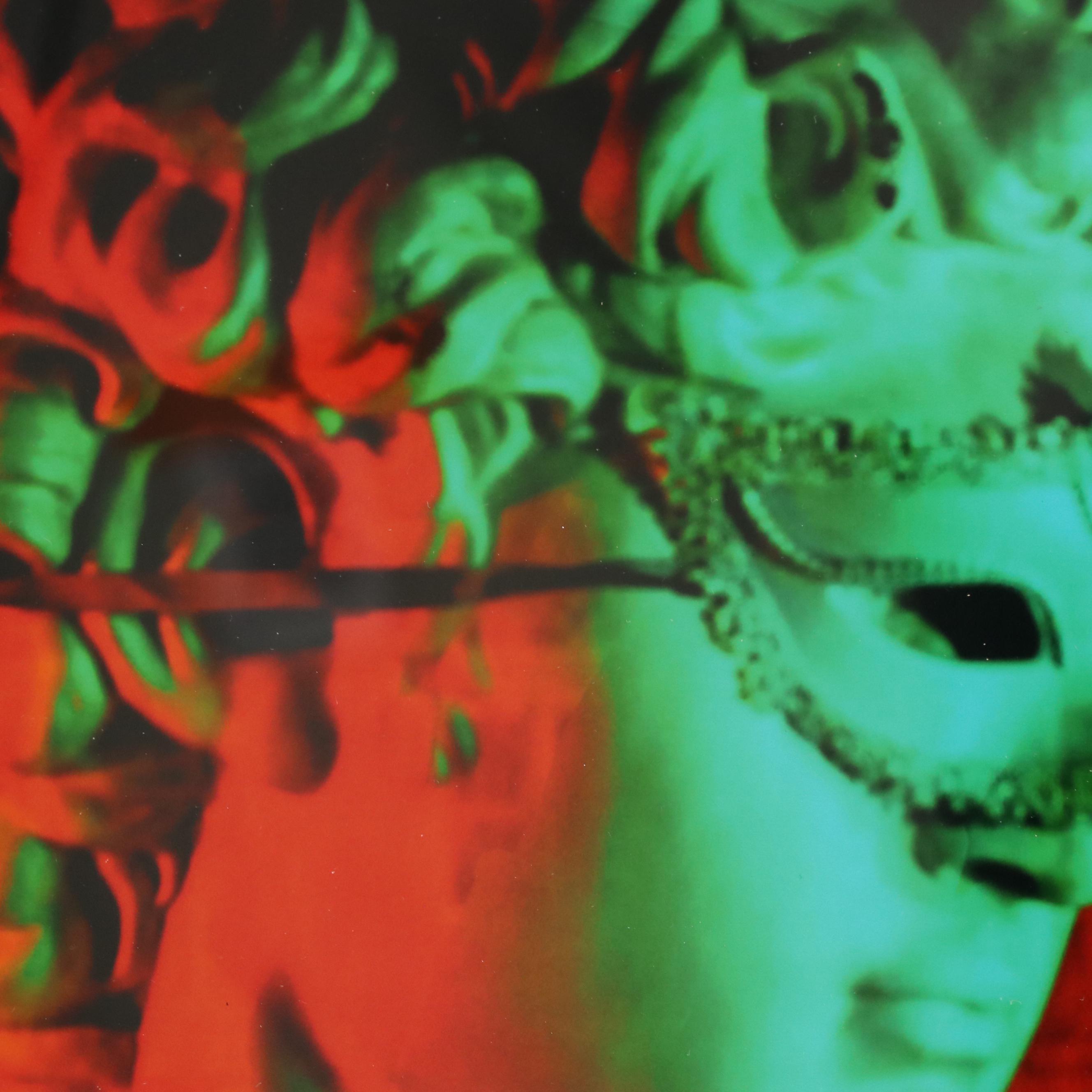 Rob Stephenson Framed Digital Print of David Statue Wearing Mask