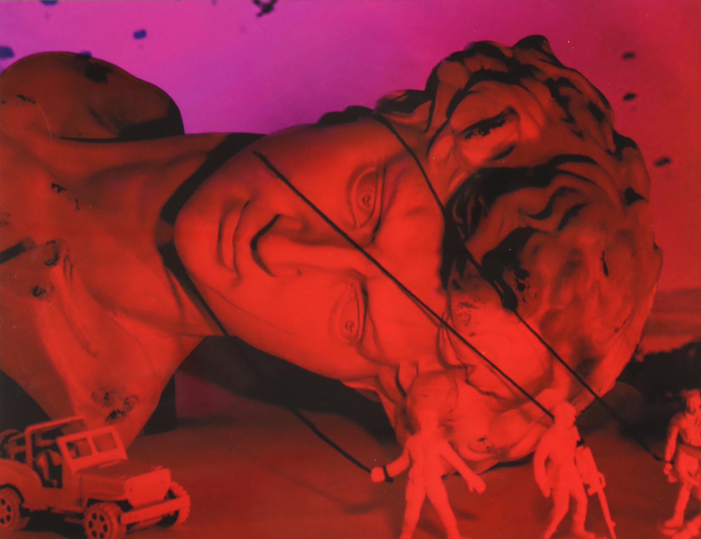 Rob Stephenson Digital Print of Toy Soldiers Tying Up David