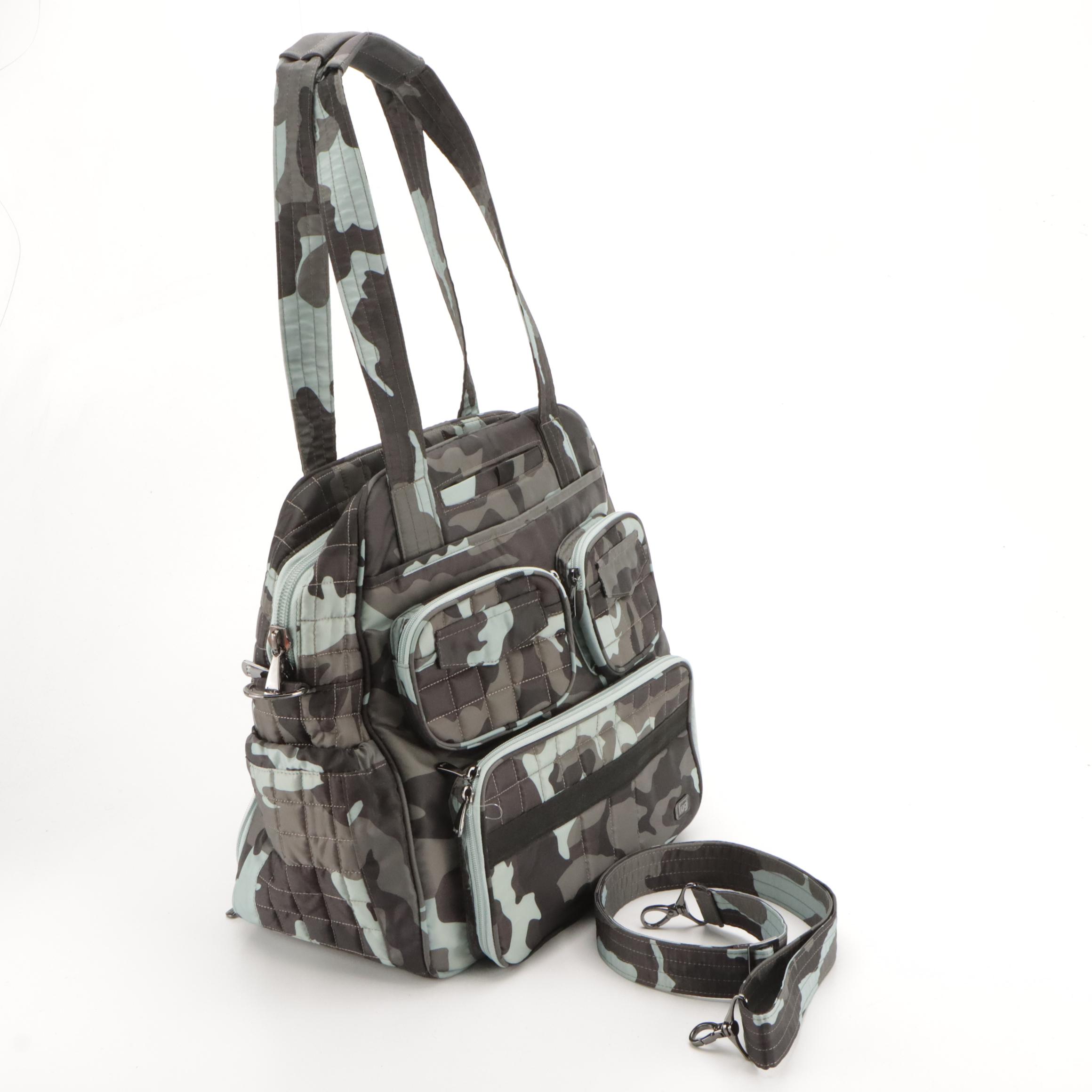 Lug Camo Nylon Overnight Tote, Talbots Buffalo Check Bag, Chelsea 28 Leather Bag