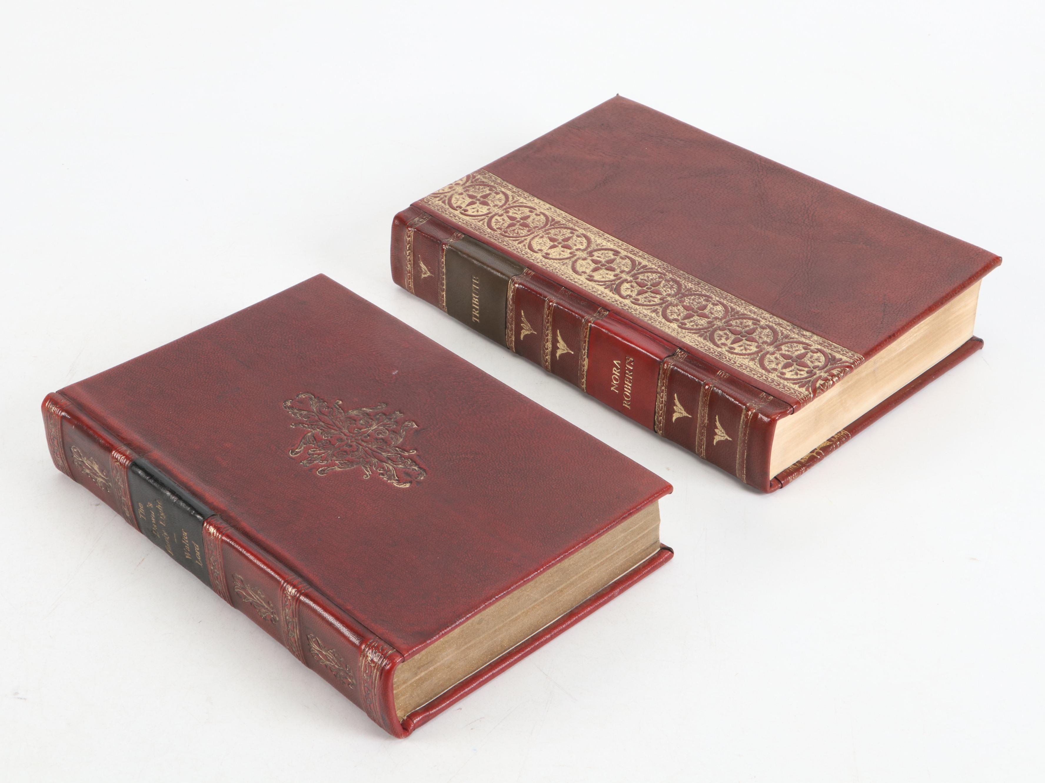 Rebound Fiction Books Including First Edition "Tribute" by Nora Roberts