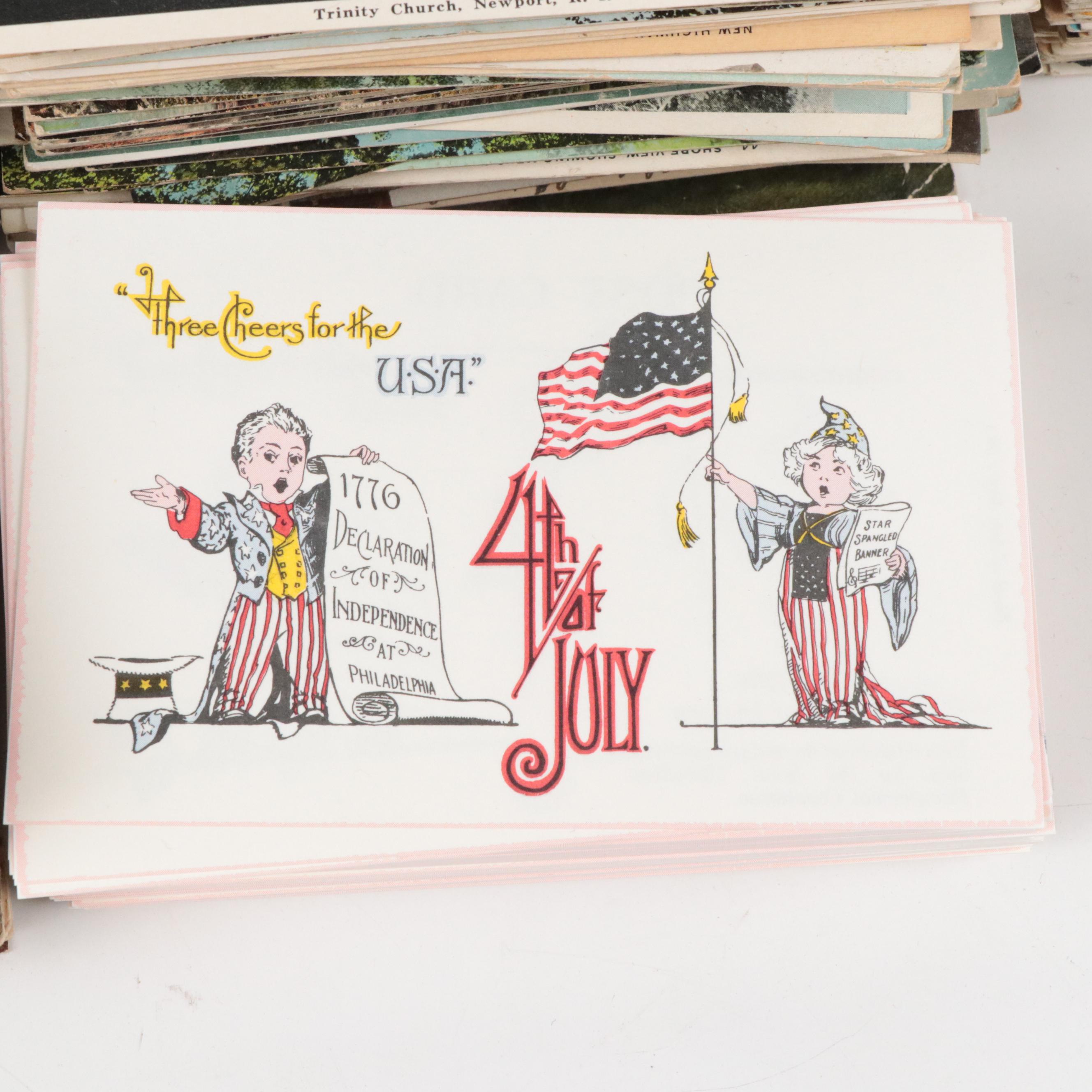 Chicago, Cincinnati, Muskogee, New York with Other Souvenir Postcards