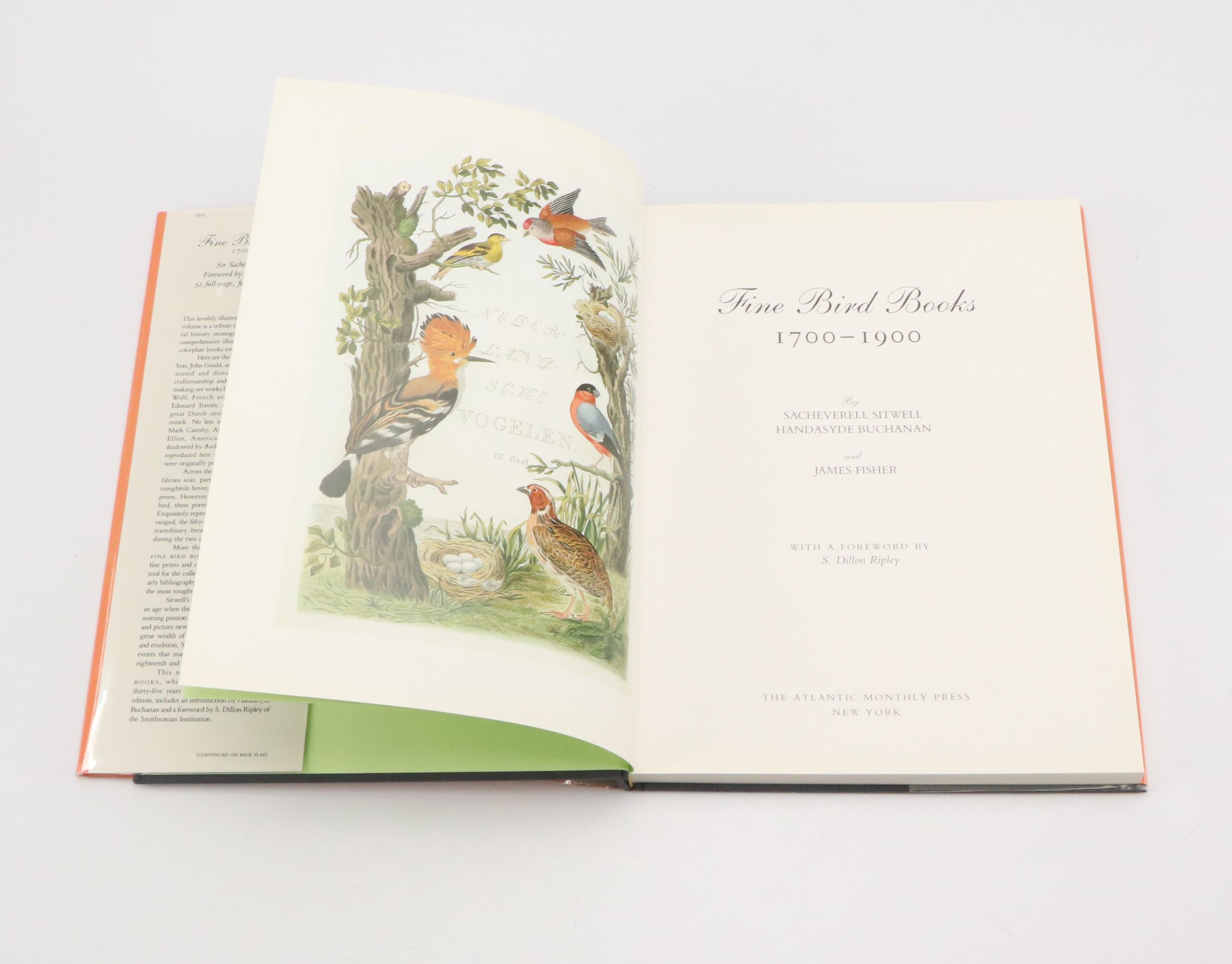 First Edition "Fine Bird Books, 1700–1900" by Sitwell and More Books