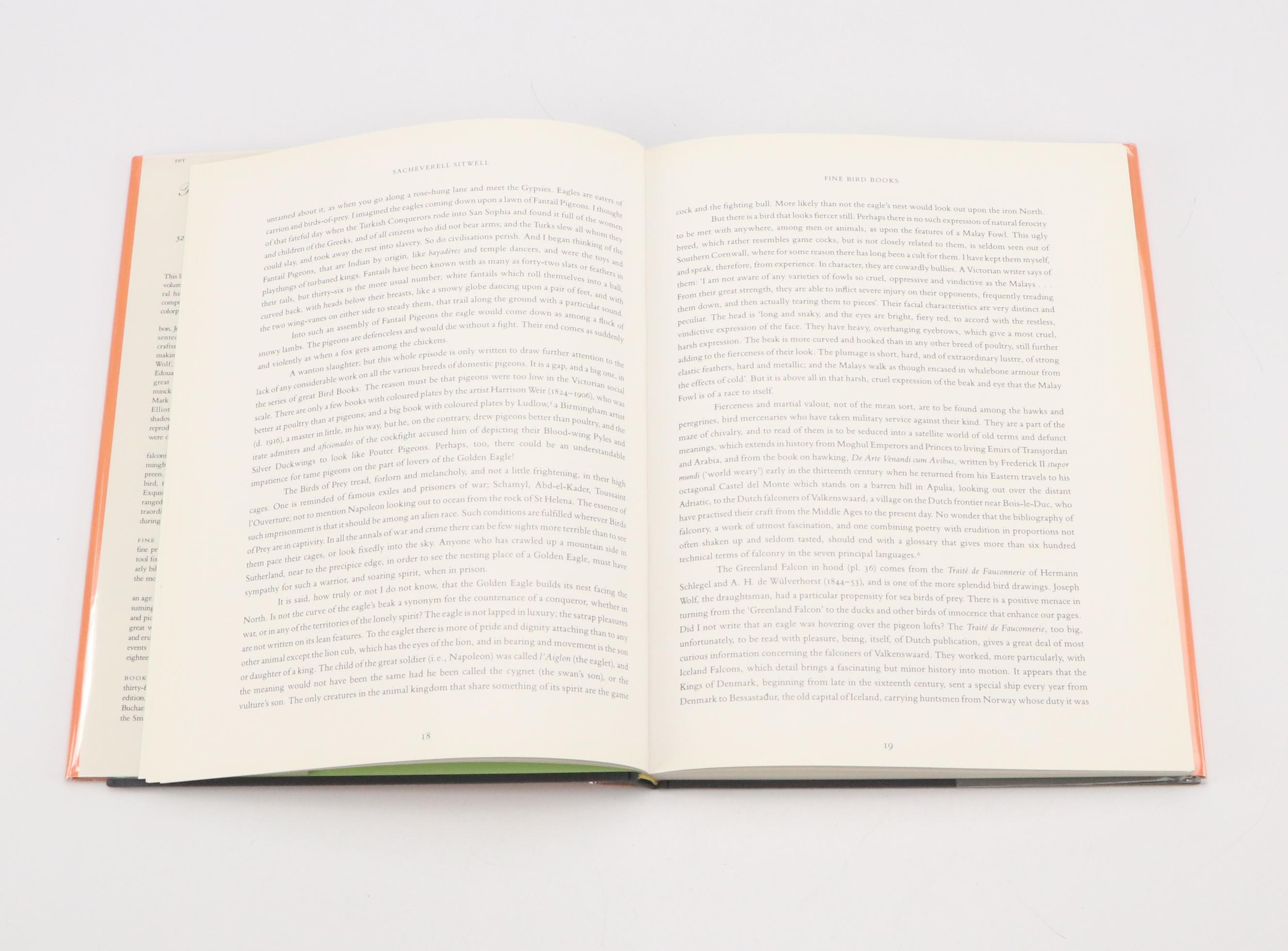 First Edition "Fine Bird Books, 1700–1900" by Sitwell and More Books