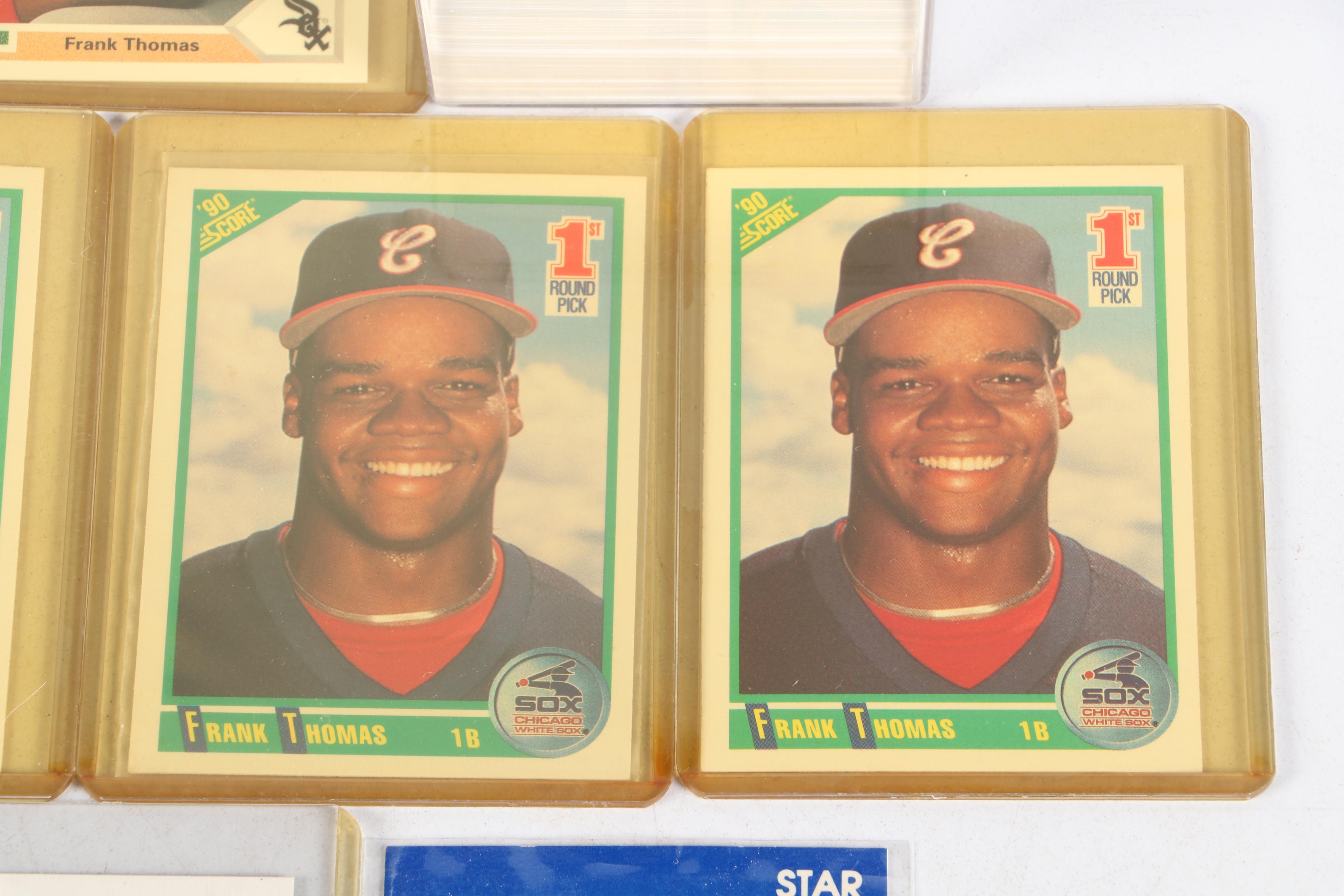 Upper Deck, Score, and More Frank Thomas Rookie Cards, Late 20th