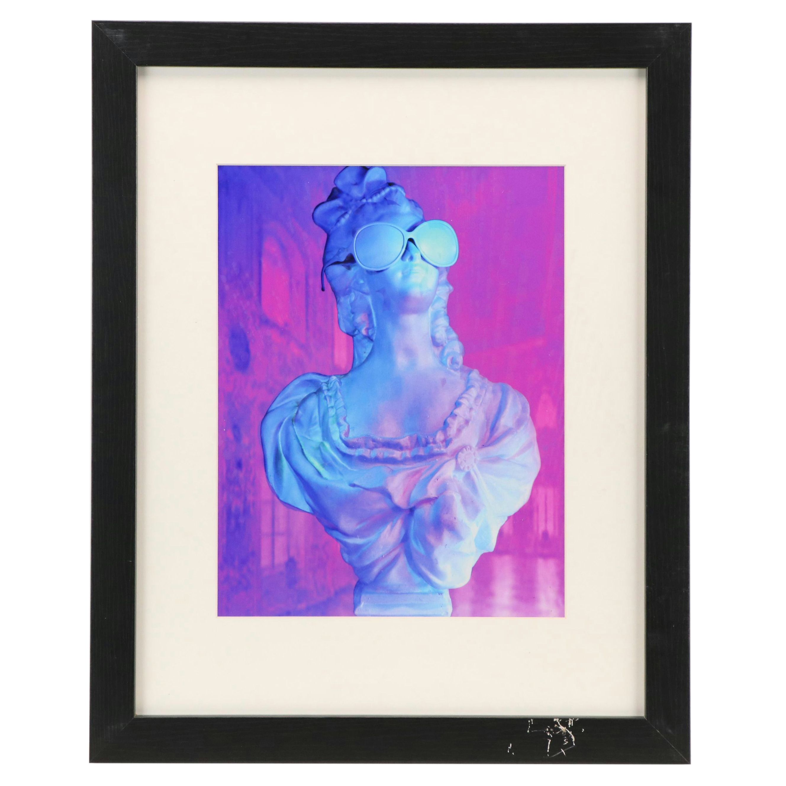 Rob Stephenson Digital Print of Greek Statue Wearing Sunglasses
