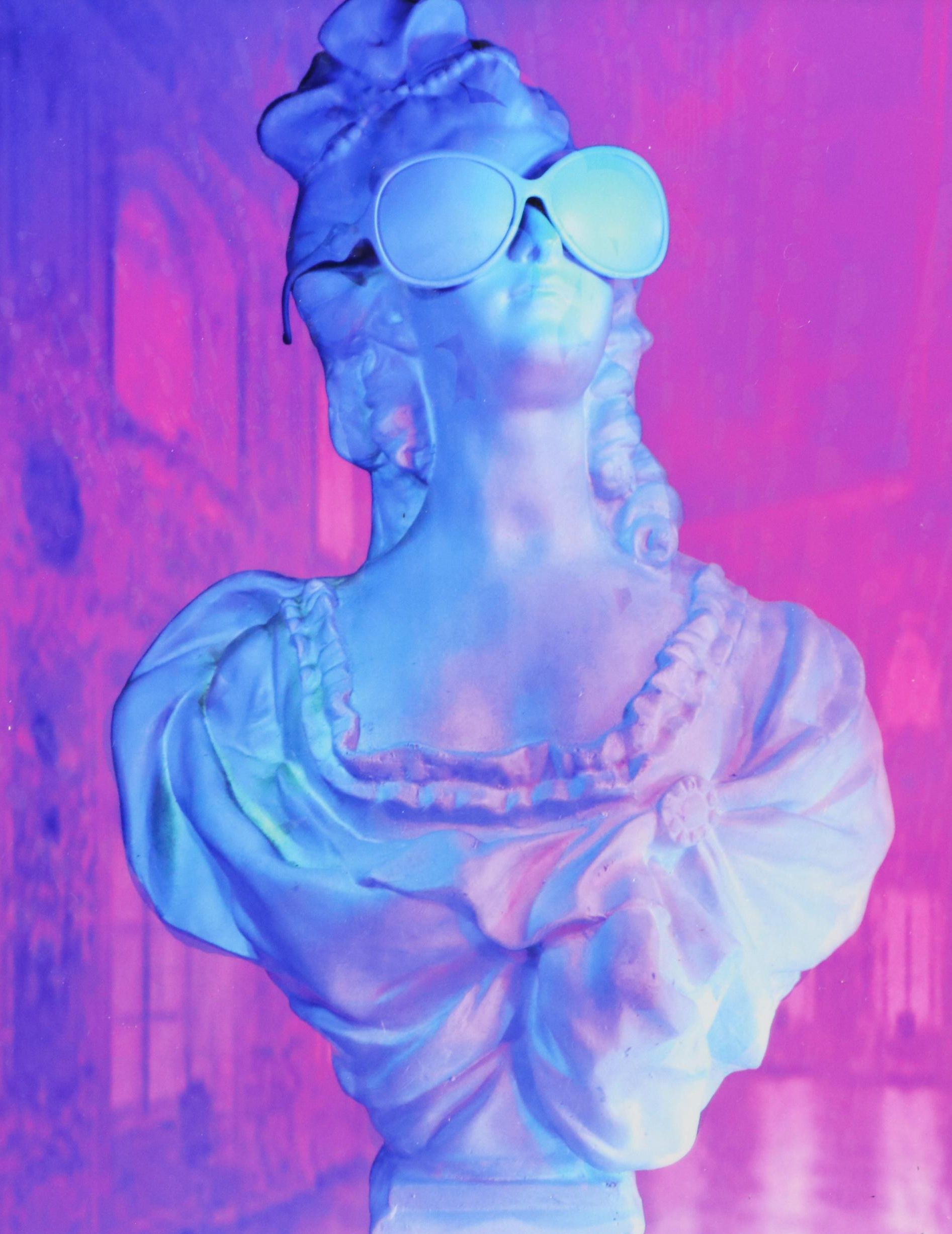 Rob Stephenson Digital Print of Greek Statue Wearing Sunglasses