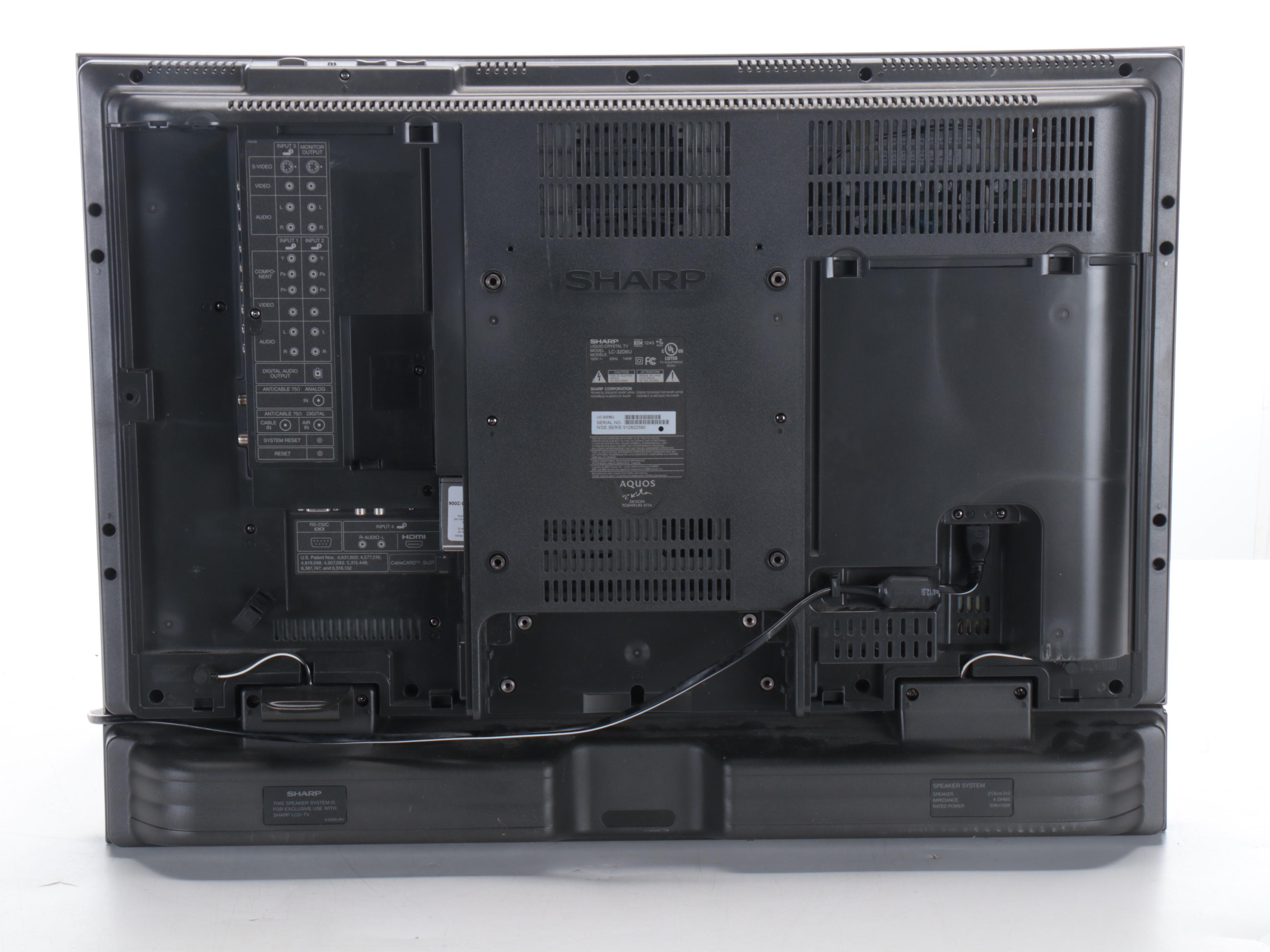 Sharp 32" Aquos 720p LCD Television