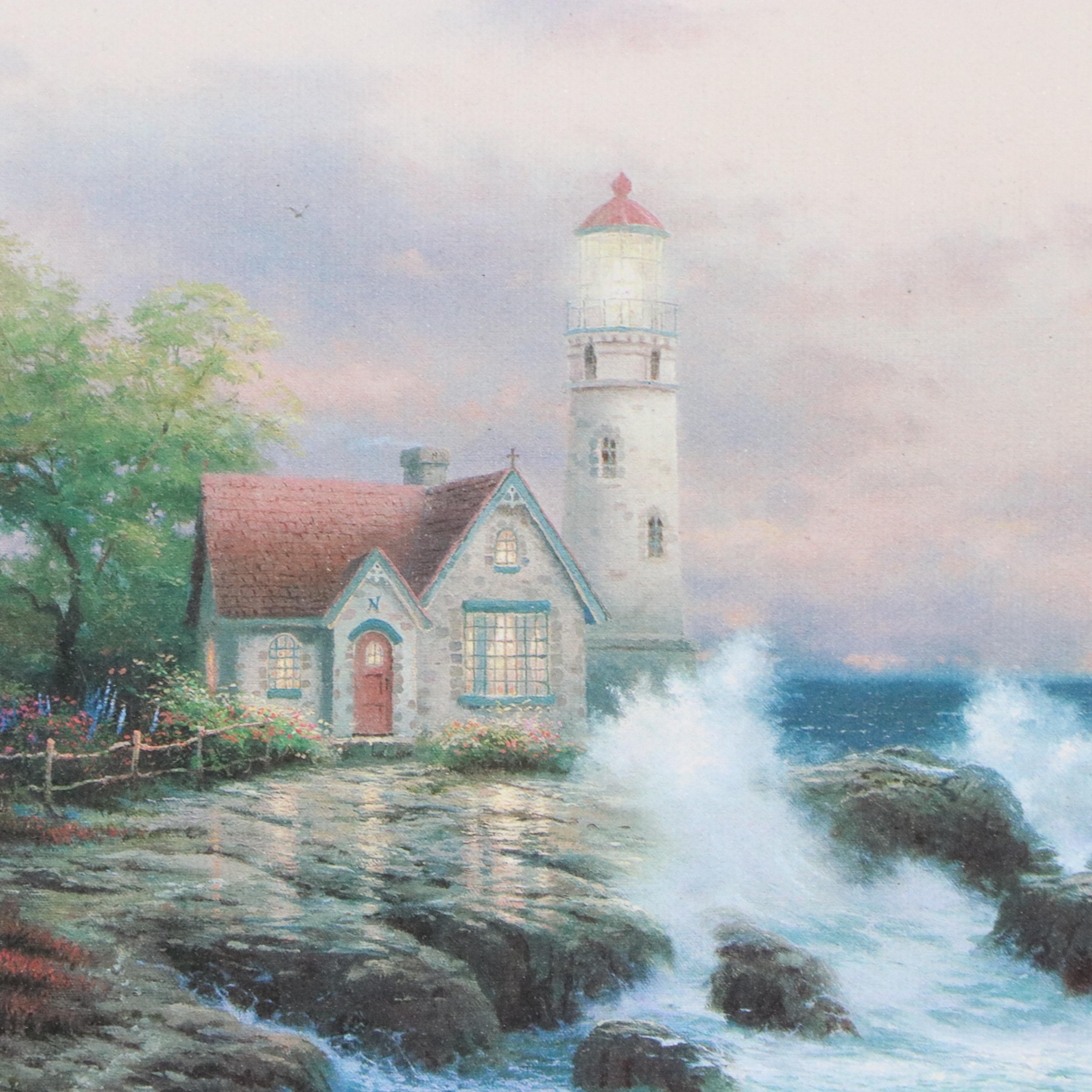 Offset Lithograph After Thomas Kinkade "Beacon of Hope"