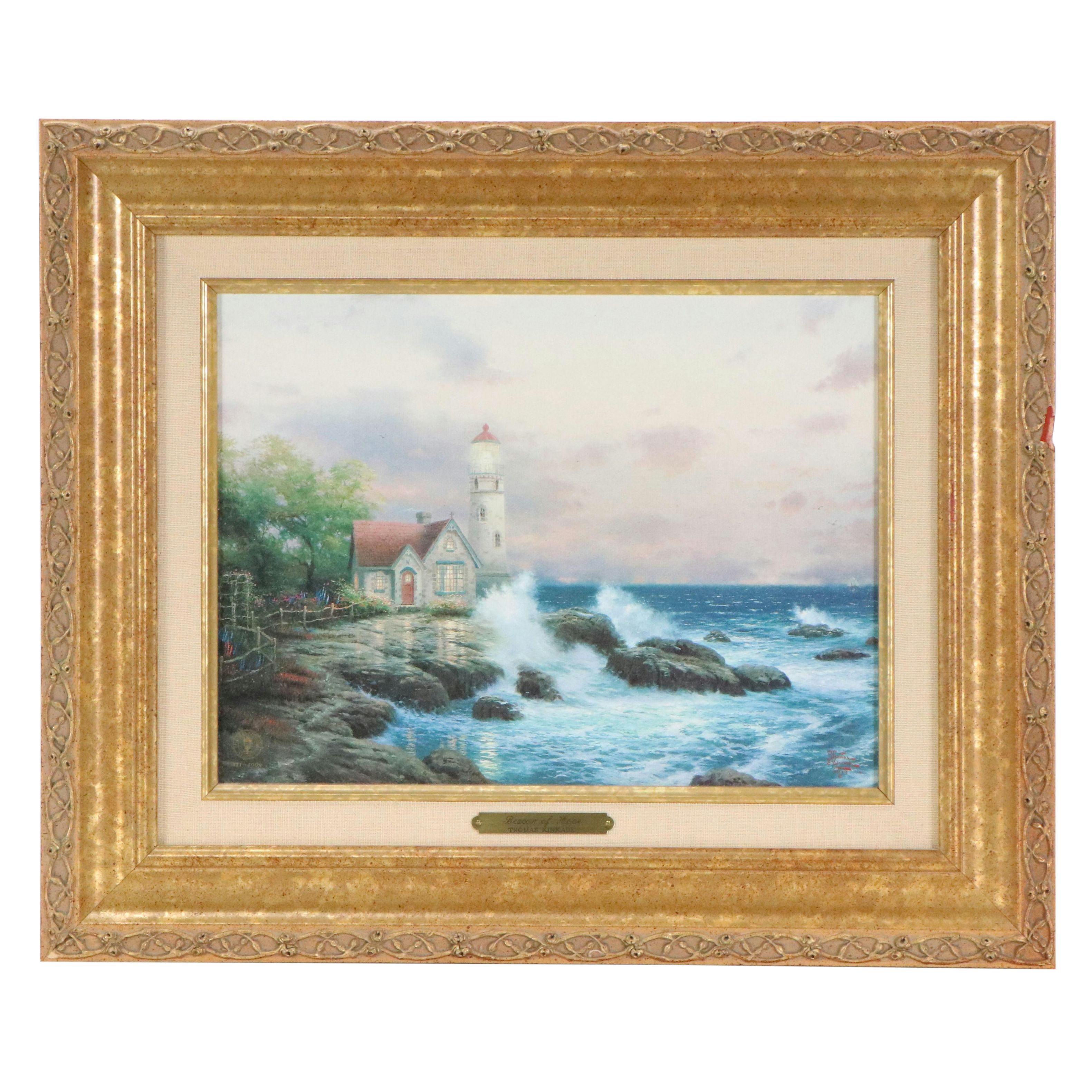 Offset Lithograph After Thomas Kinkade "Beacon of Hope"