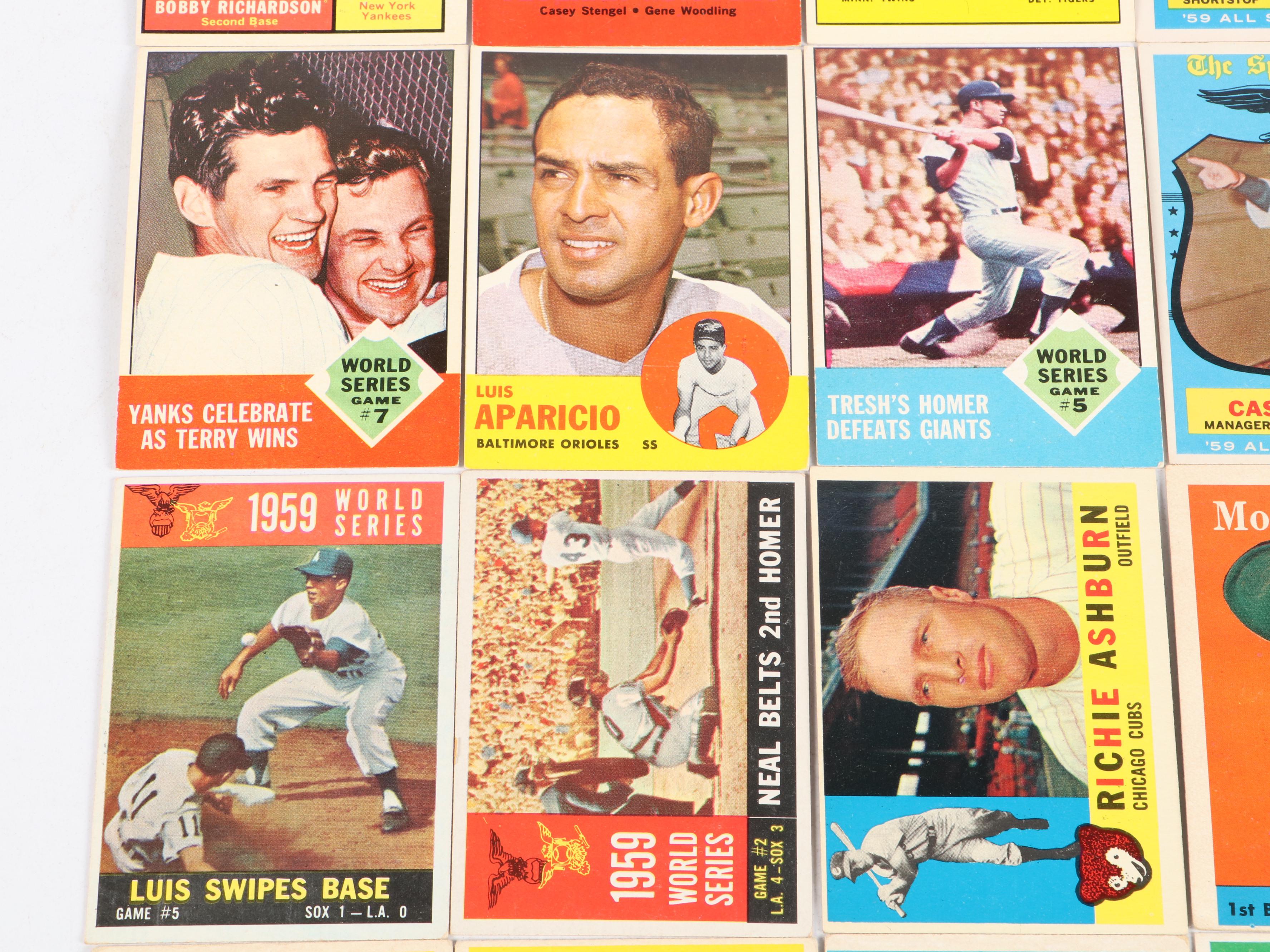 Topps Baseball Cards with High Numbers and More, 1950s–1960s