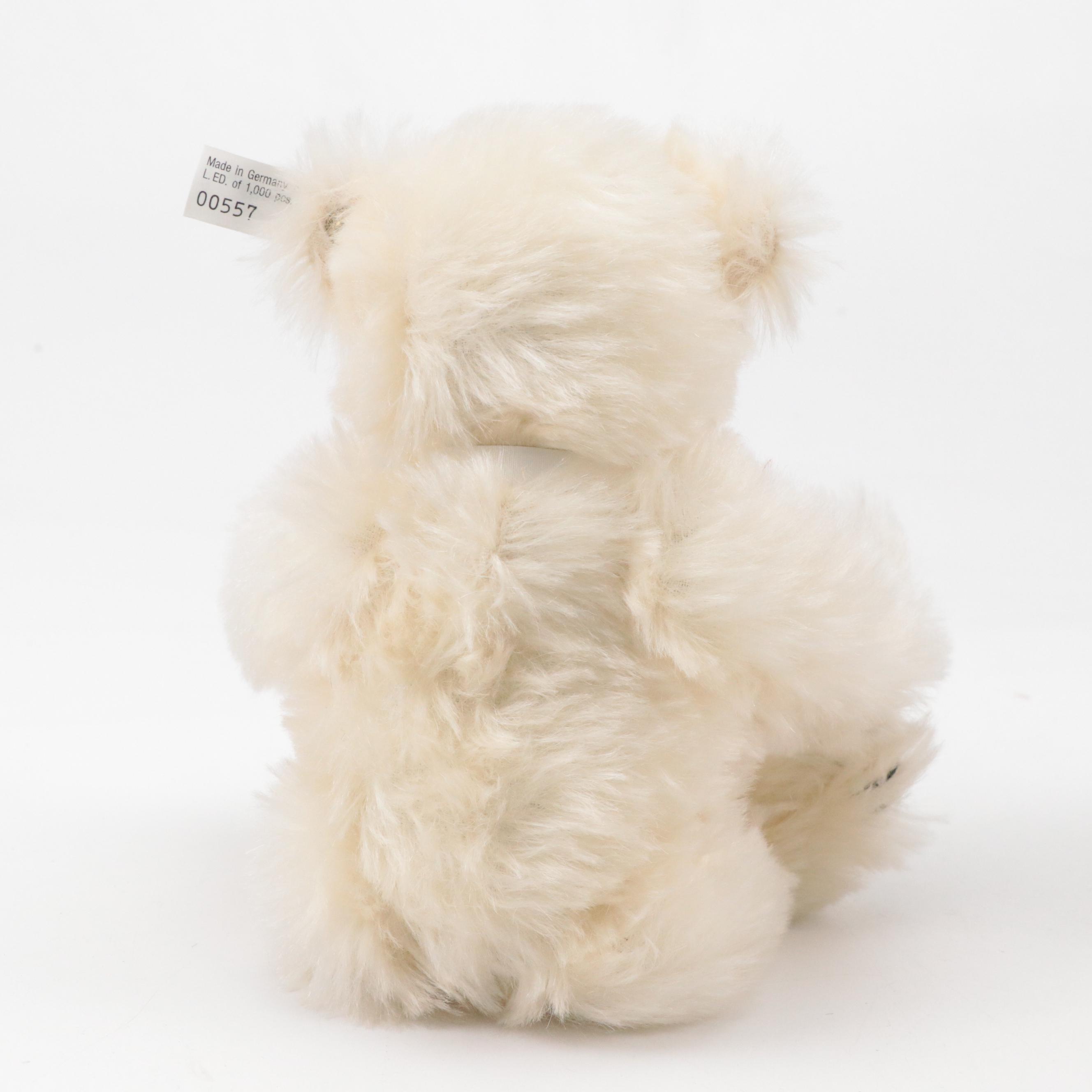 Steiff "Mr. Vanilla" and Original Mohair Teddy Bears, 1980s