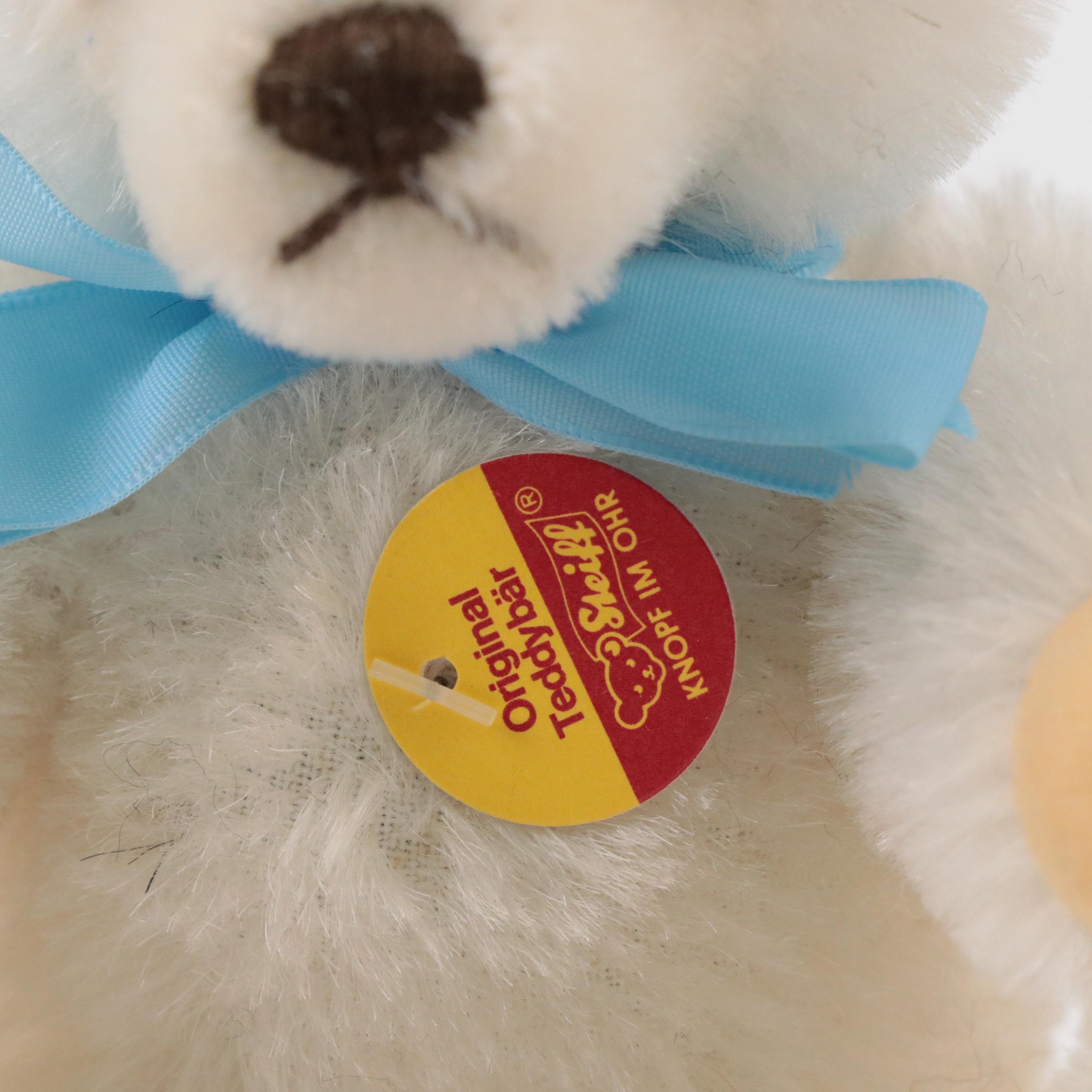 Steiff "Mr. Vanilla" and Original Mohair Teddy Bears, 1980s