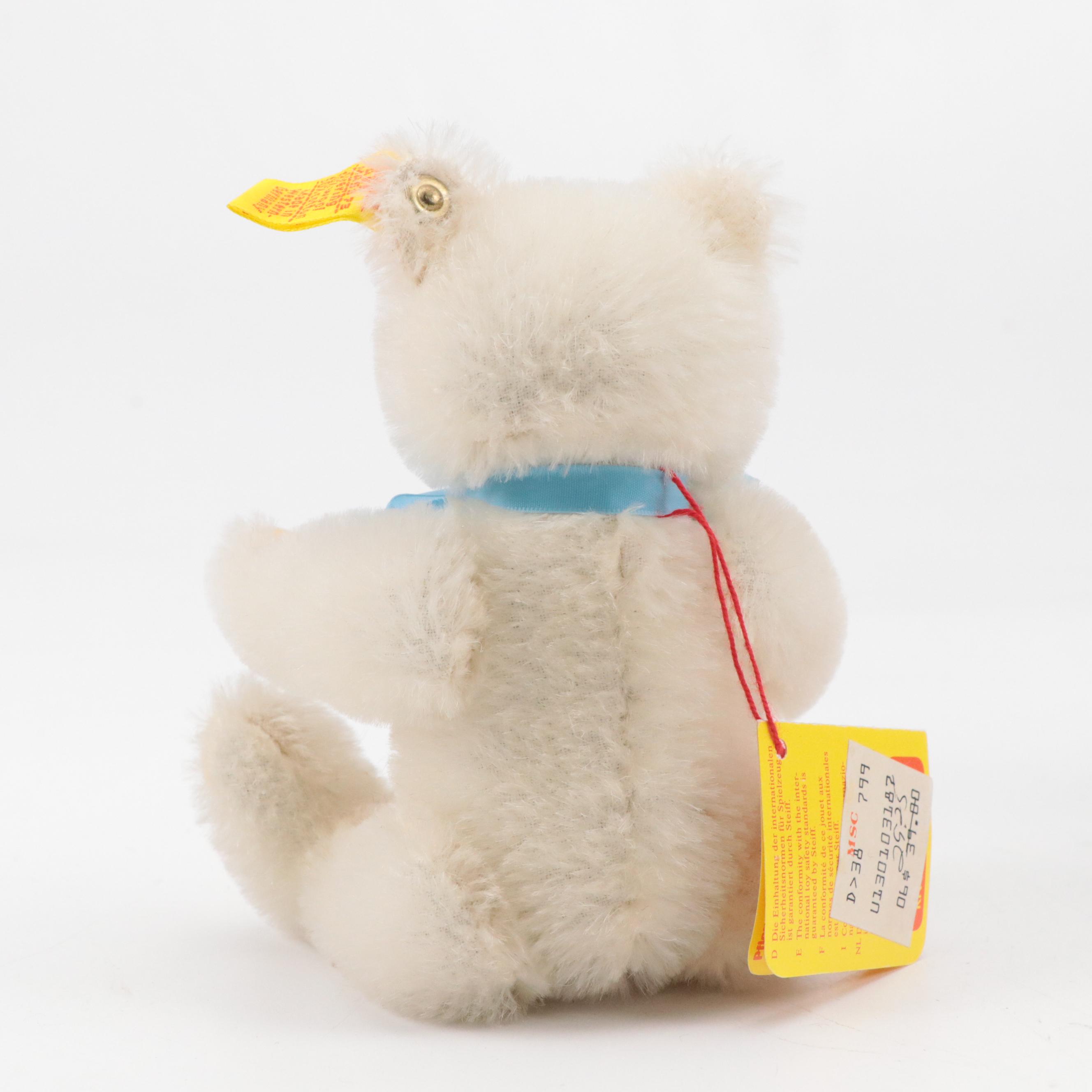 Steiff "Mr. Vanilla" and Original Mohair Teddy Bears, 1980s