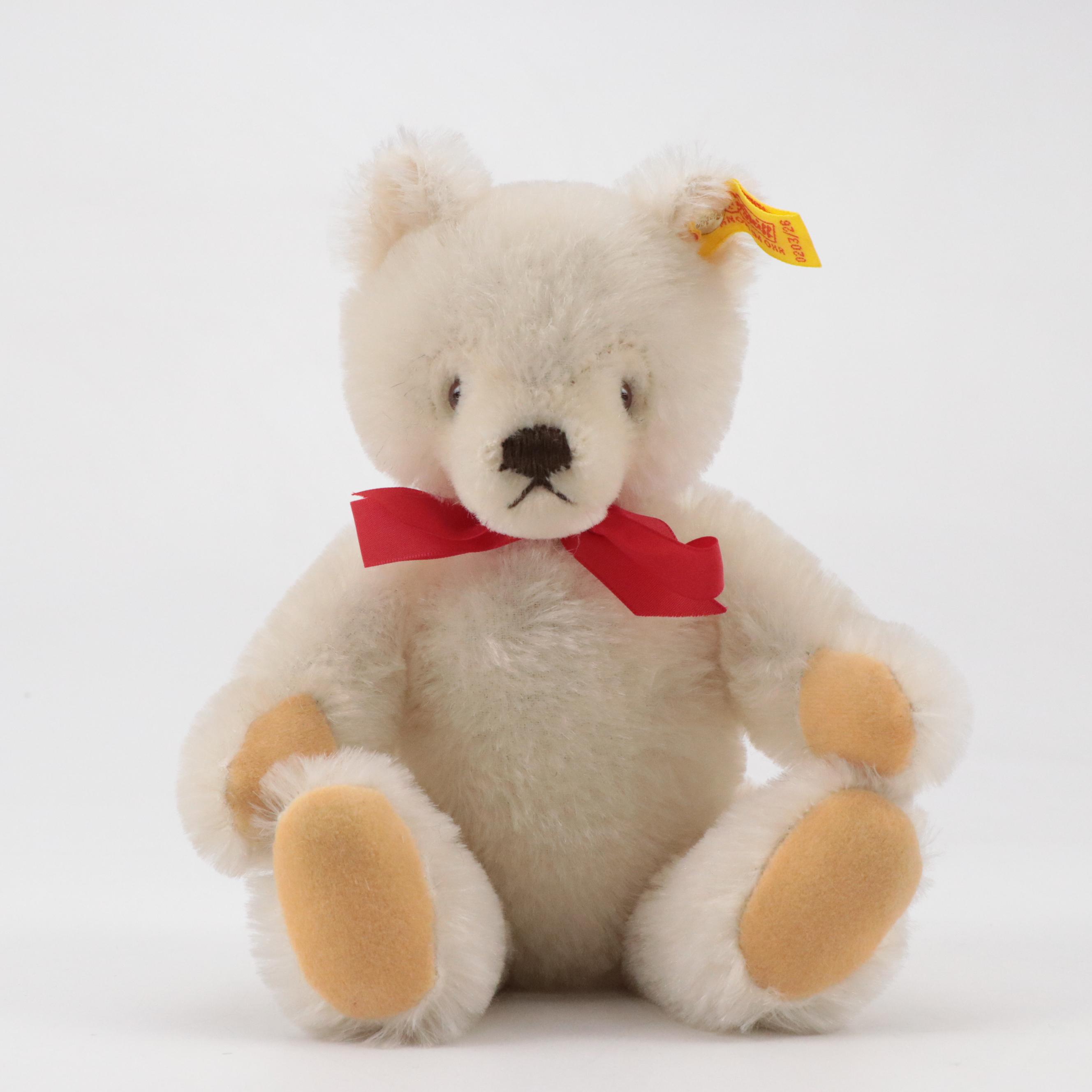 Steiff "Mr. Vanilla" and Original Mohair Teddy Bears, 1980s