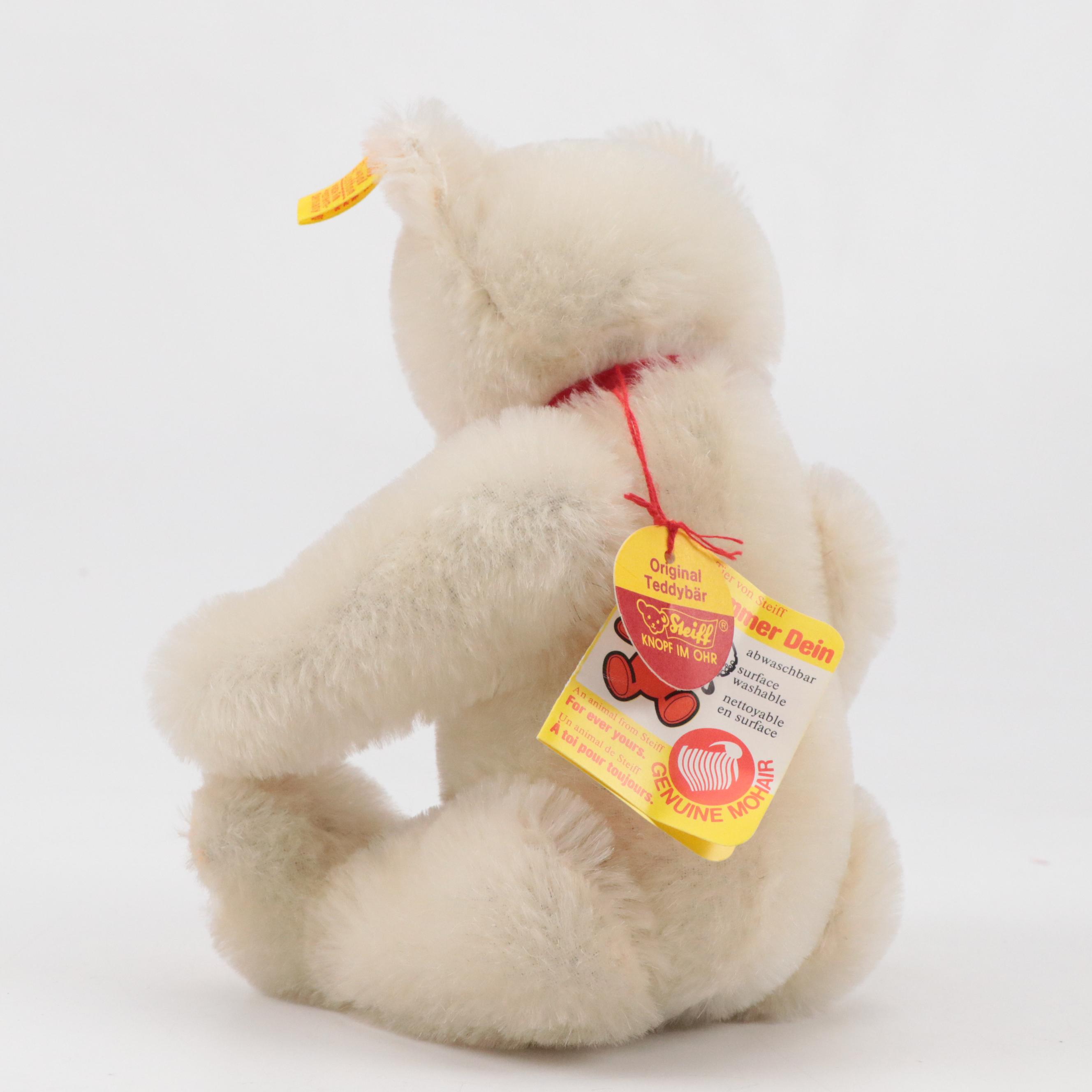 Steiff "Mr. Vanilla" and Original Mohair Teddy Bears, 1980s