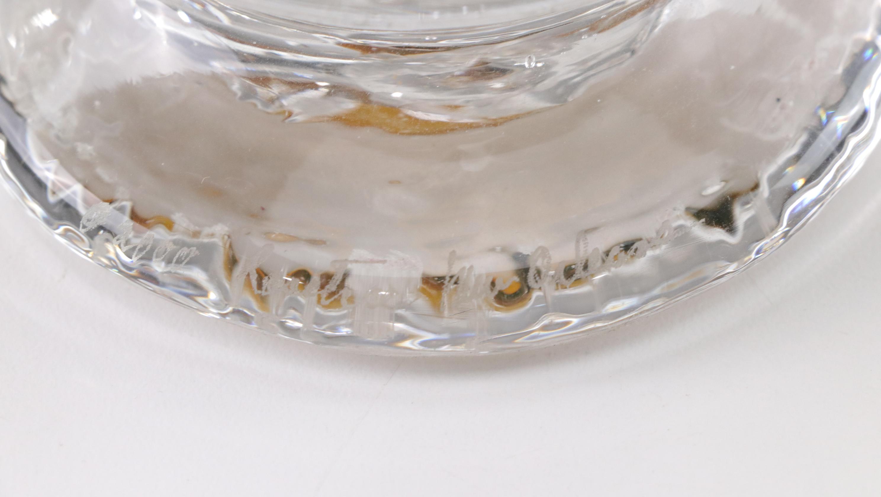 Tom Philabaum Handblown Art Glass Vase