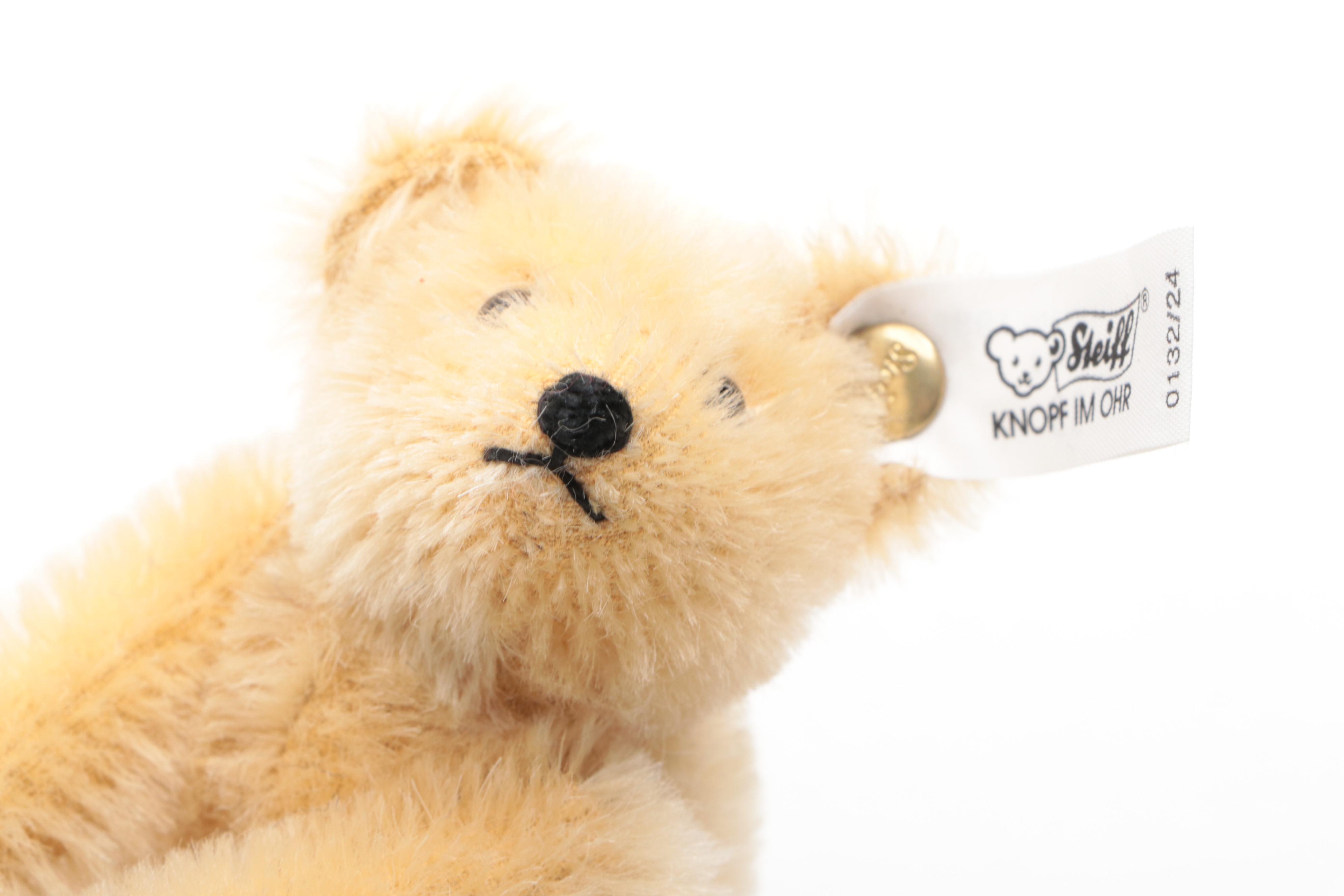 Ltd. Ed. Steiff "Teddy Clown" Mohair Stuffed Toy with More Stuffed Toys