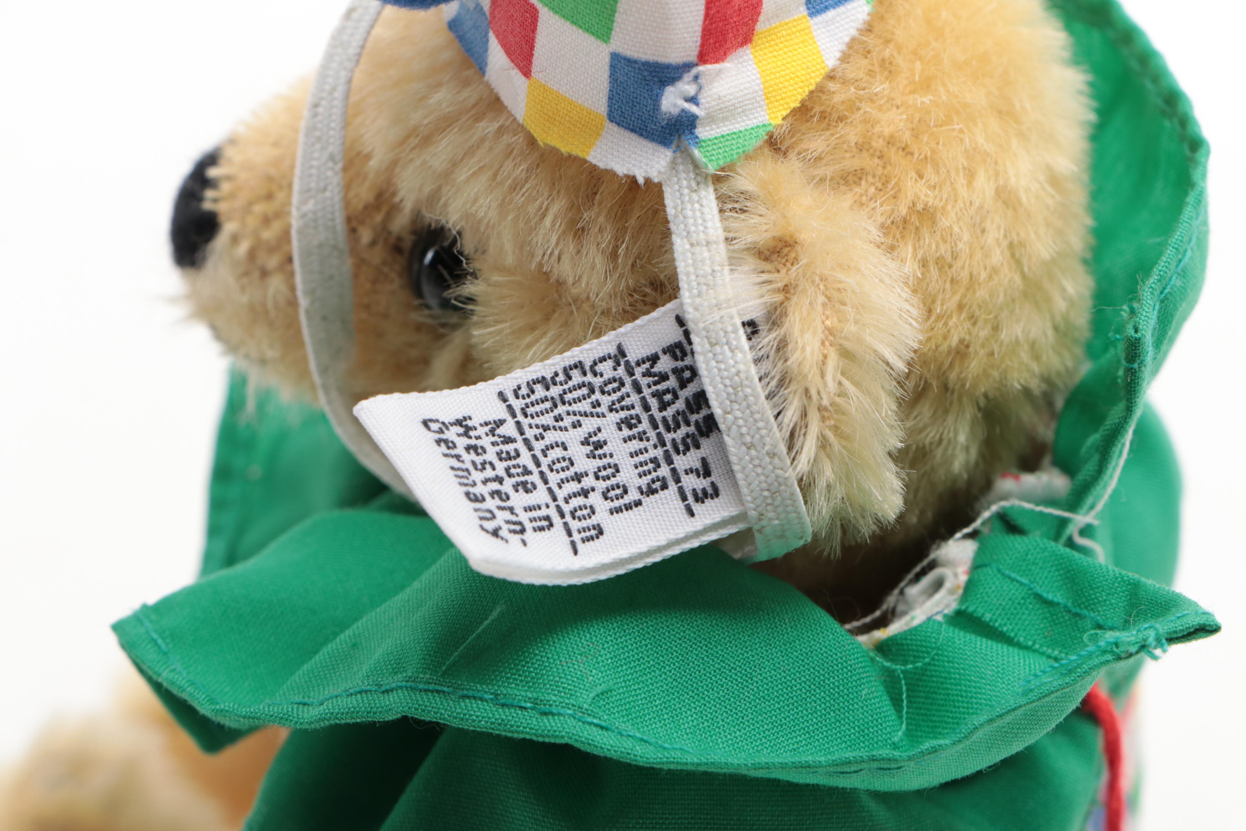 Ltd. Ed. Steiff "Teddy Clown" Mohair Stuffed Toy with More Stuffed Toys