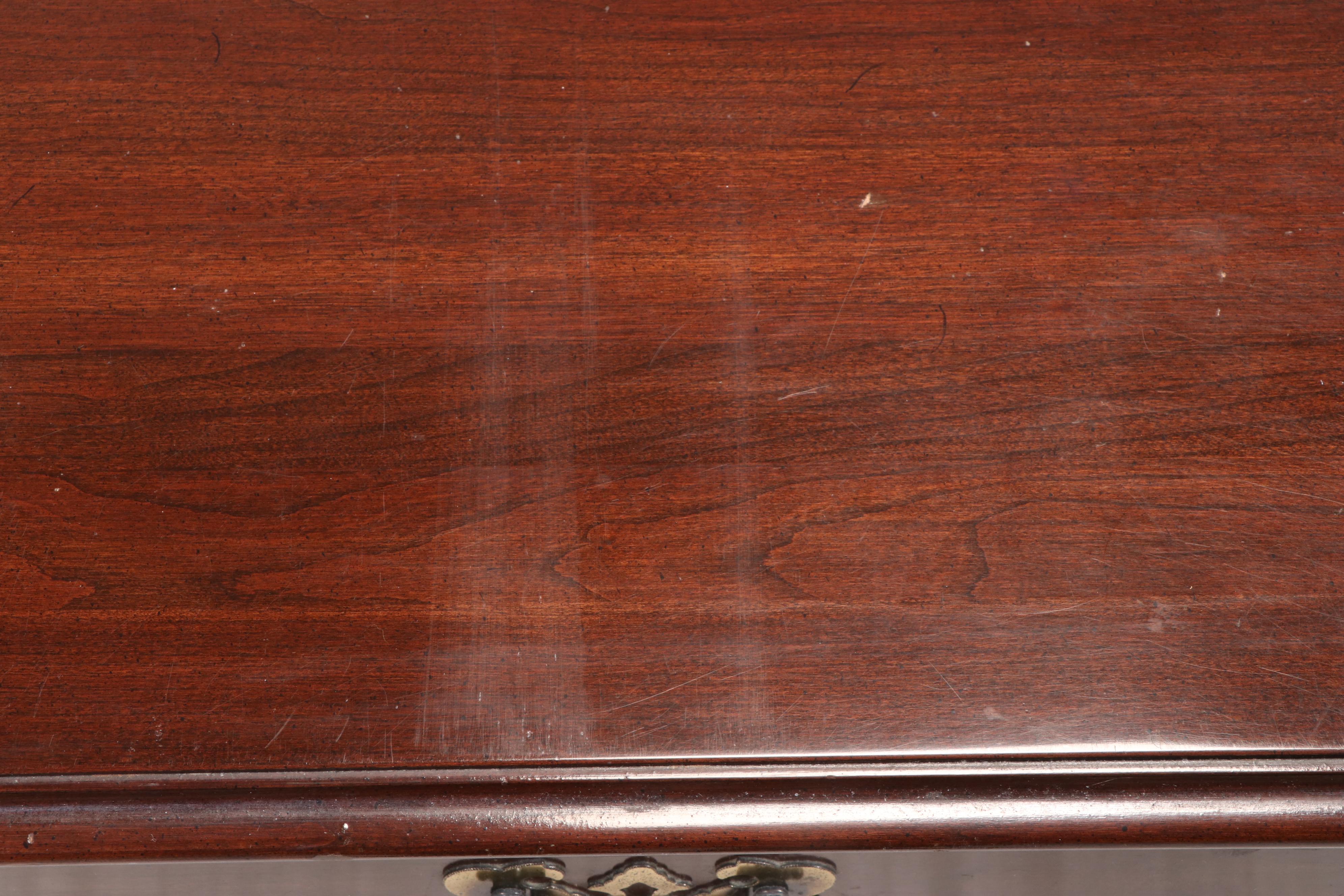 Ethan Allen Georgian Court Cherry Two-Drawer Nightstand, Mid to Late 20th C.