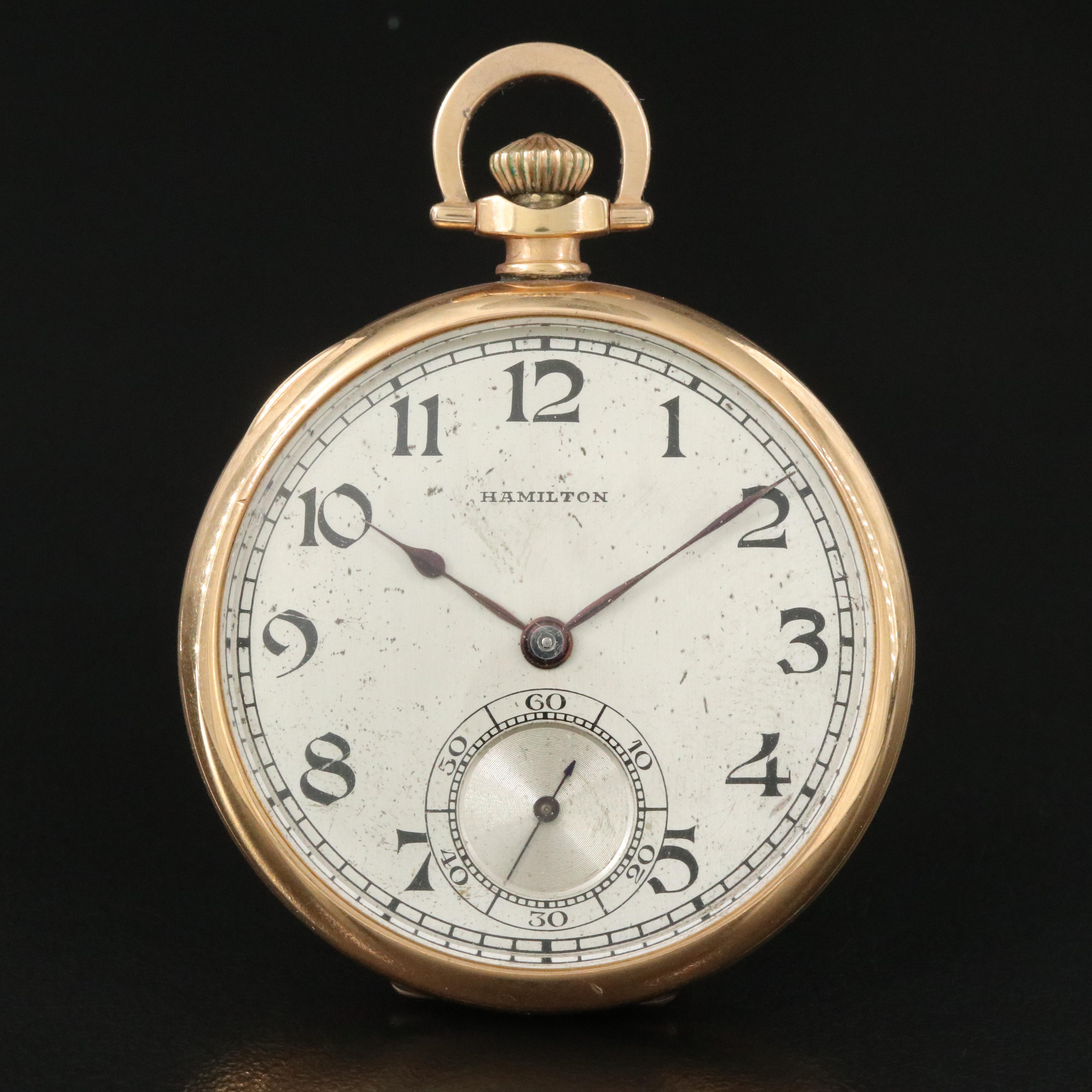 1924 Hamilton Gold-Filled Pocket Watch
