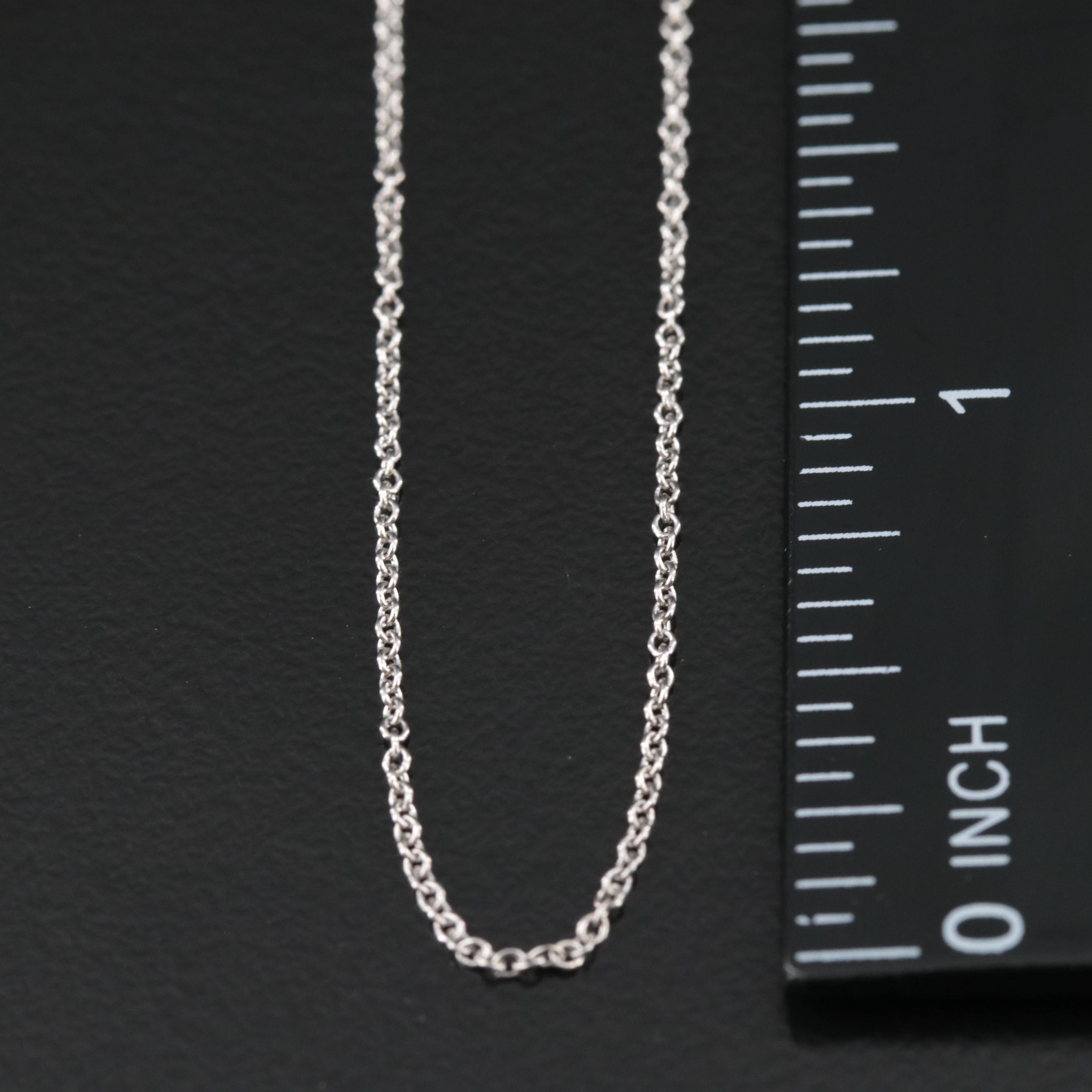 Tiffany & Co. Platinum Chain Necklace