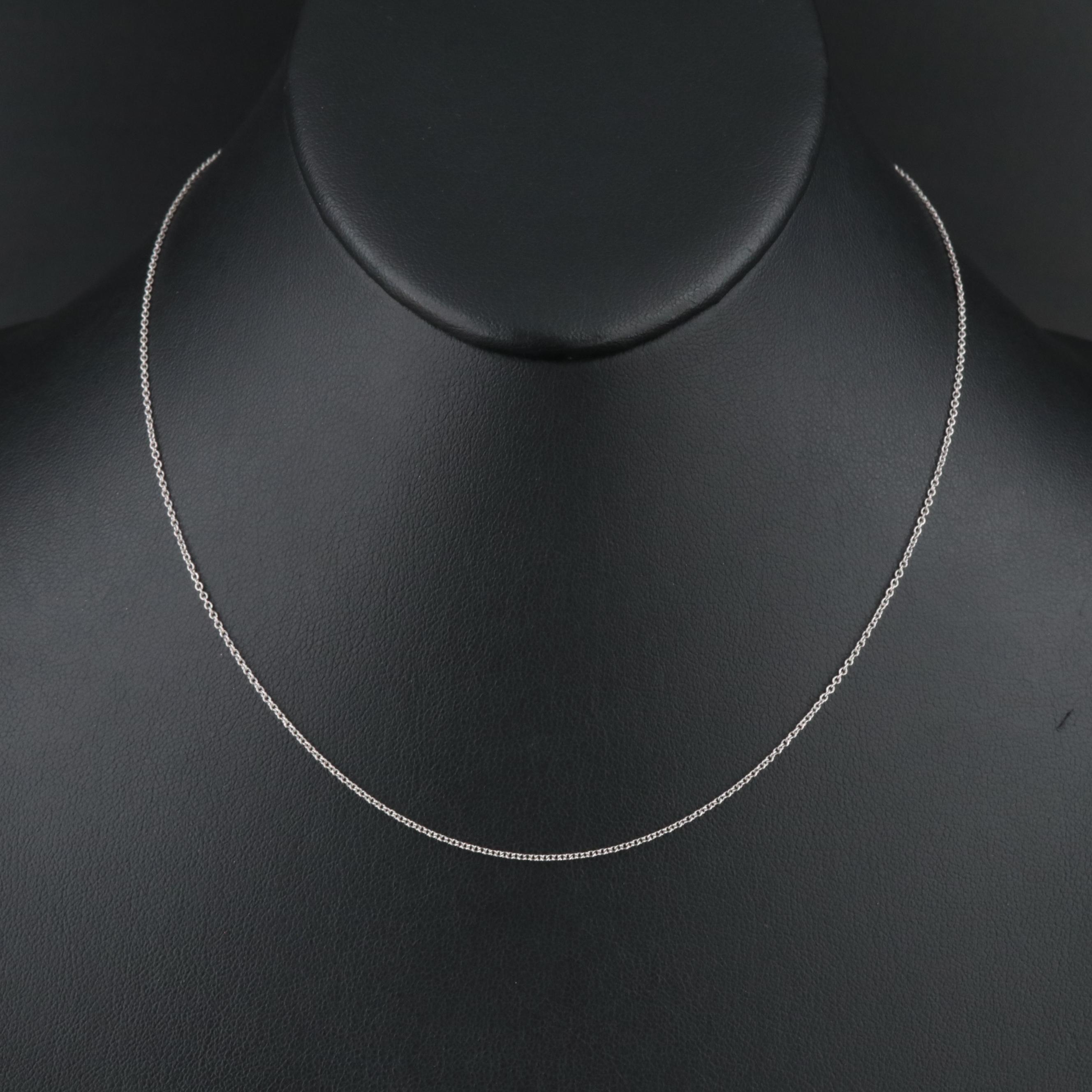 Tiffany & Co. Platinum Chain Necklace