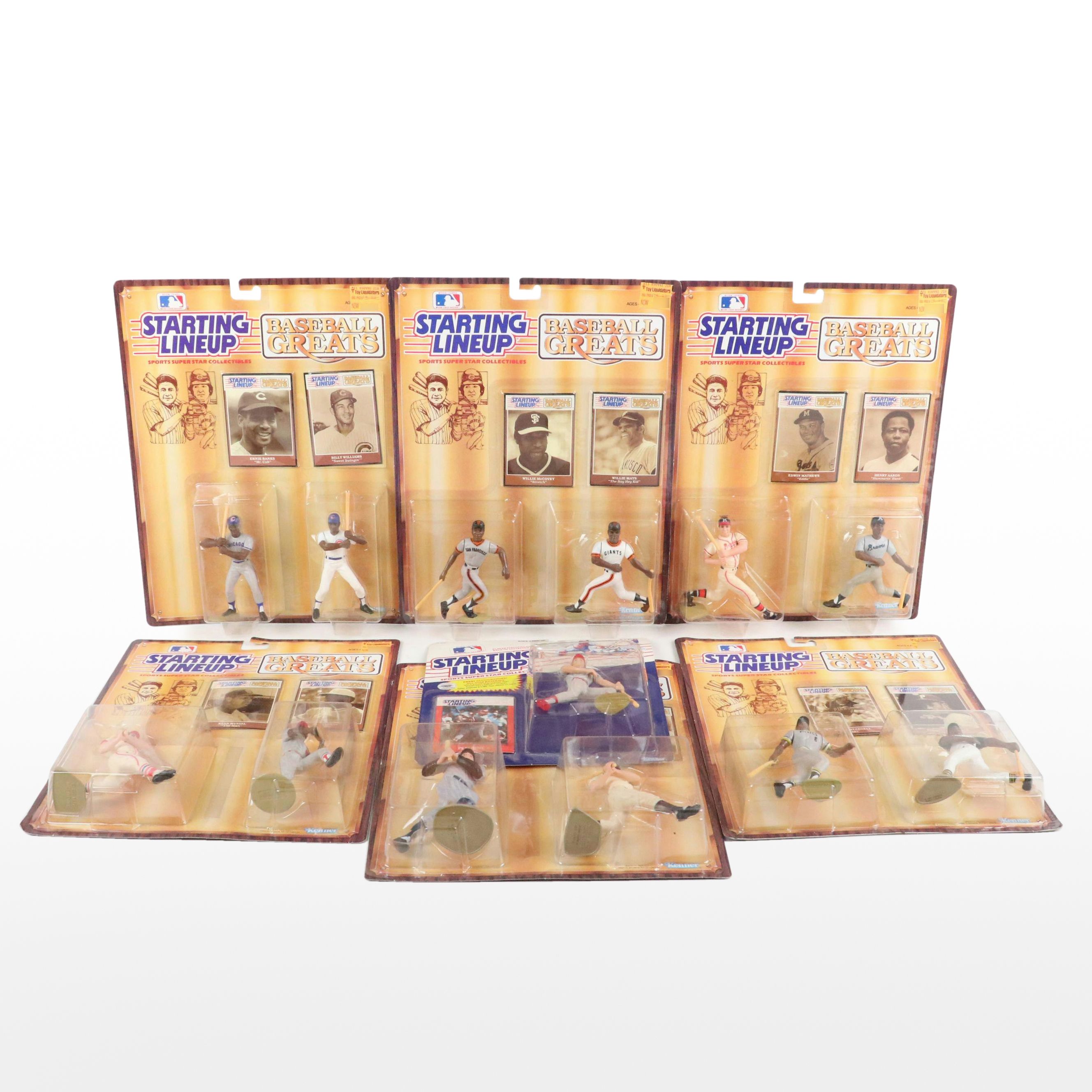 Pete Rose, Bob Gibson, Babe Ruth, and More Starting Lineup Action Figures