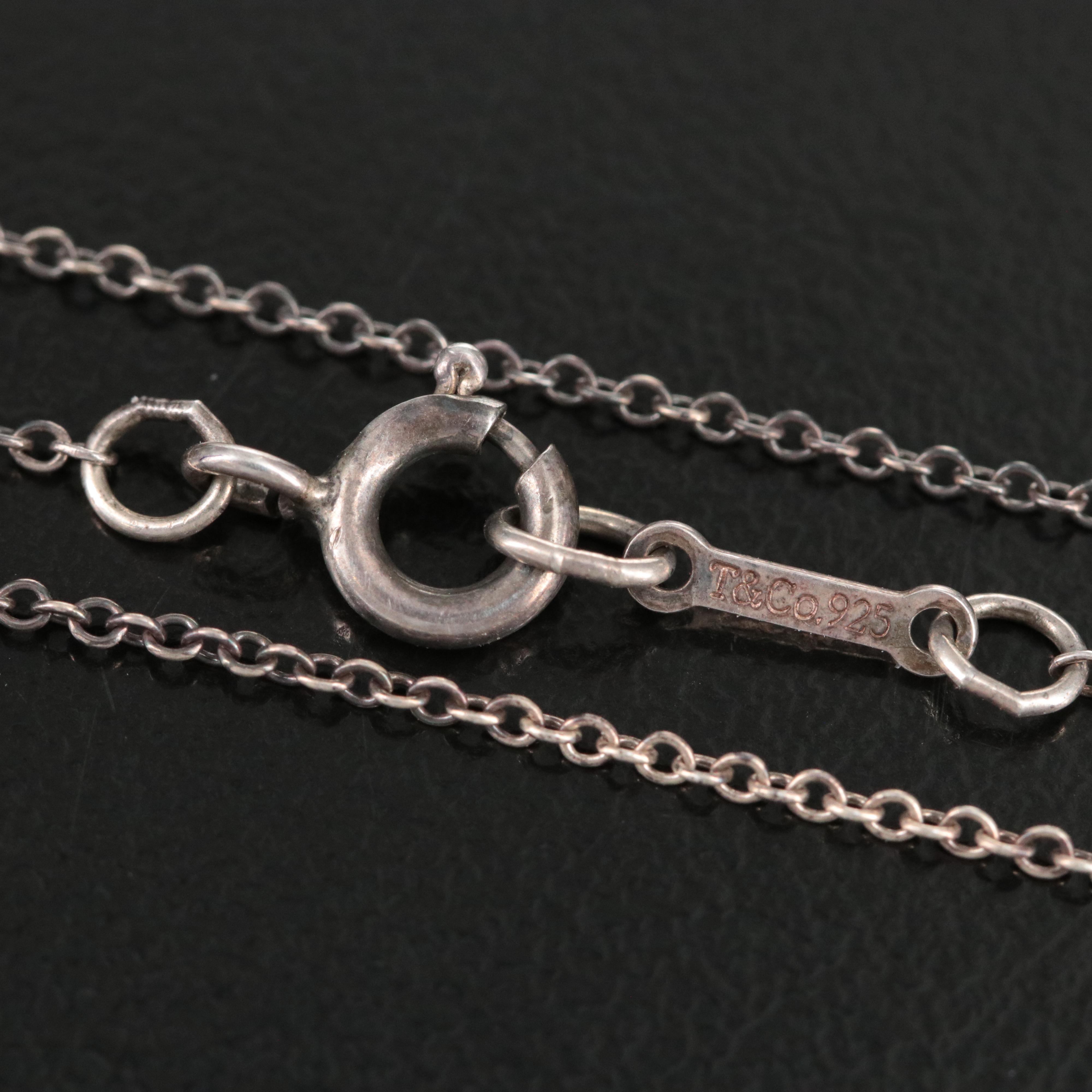 Paloma Picasso for Tiffany & Co. Loving Heart Sterling Necklace