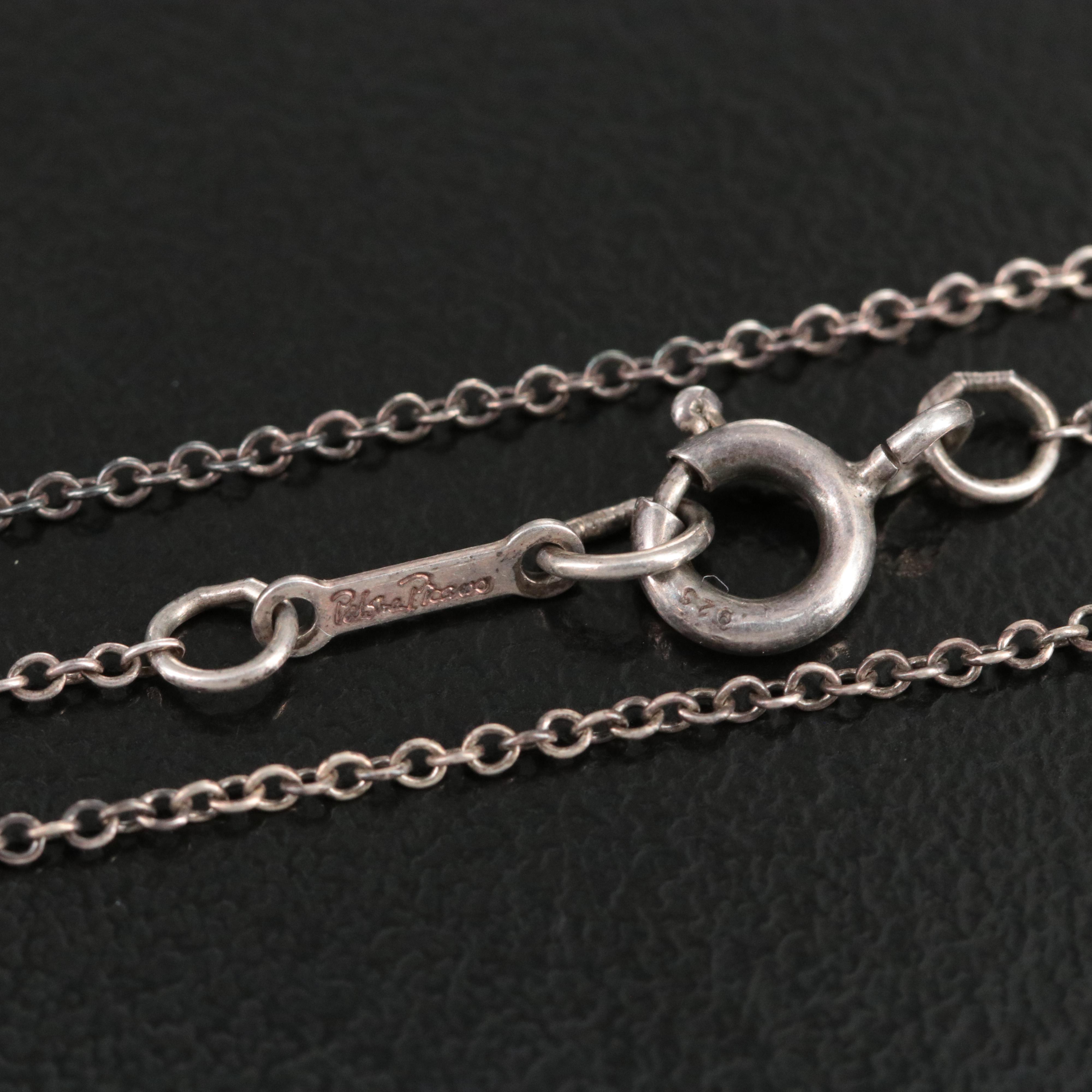 Paloma Picasso for Tiffany & Co. Loving Heart Sterling Necklace