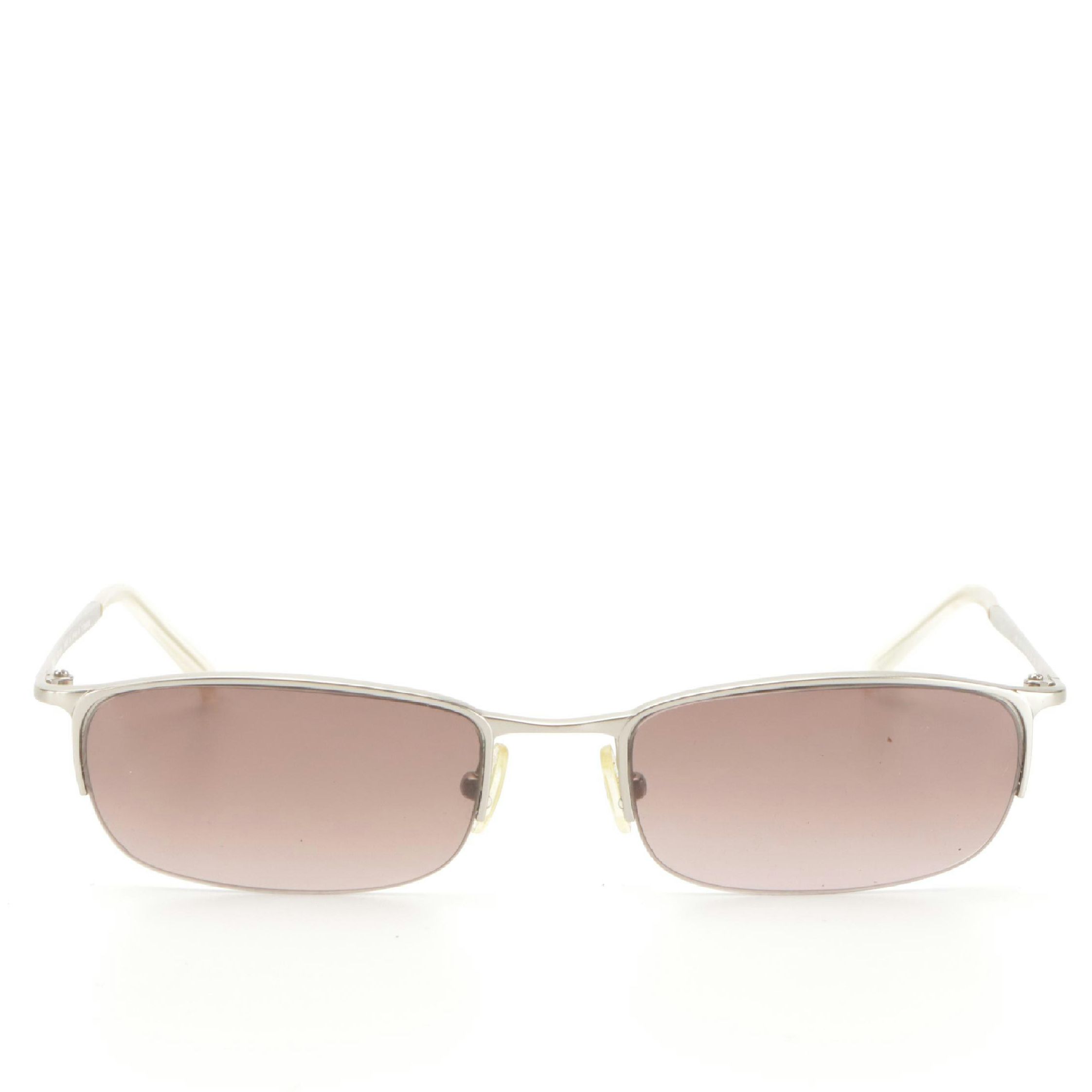 Prada VPR 58D Minimalist Titanium Sunglasses with Case