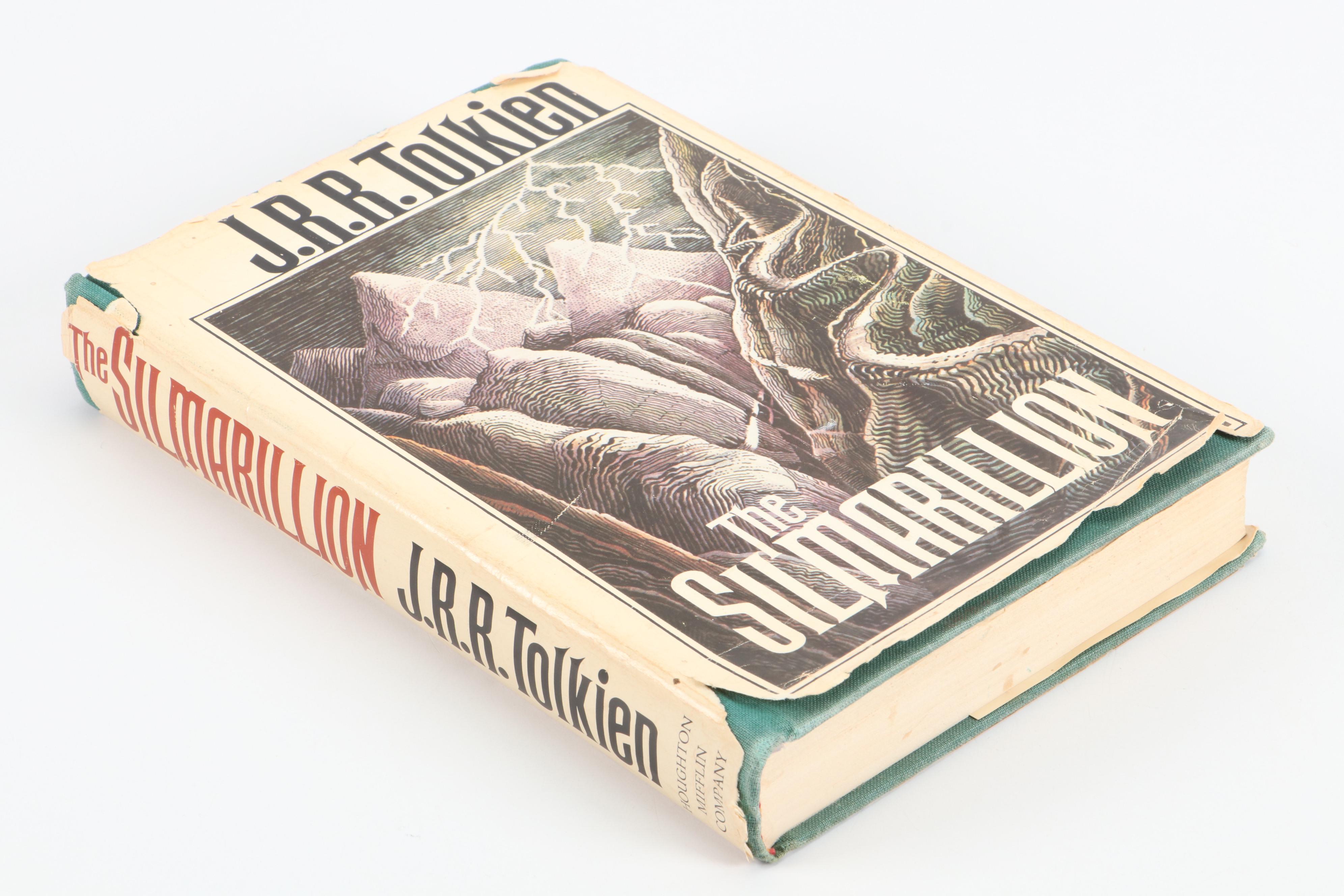 First American Edition "The Silmarillion" by J. R. R. Tolkien with Map, 1977