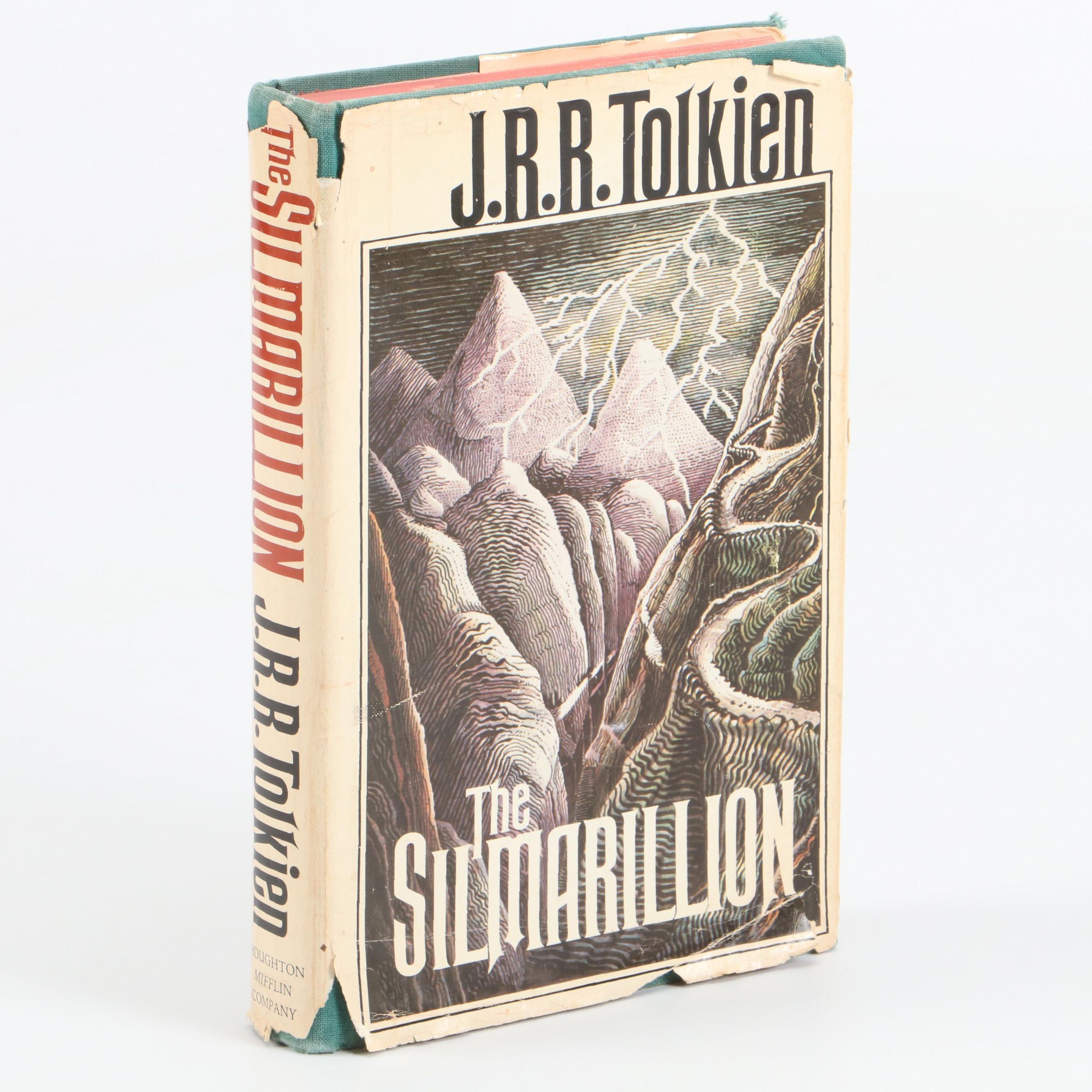 First American Edition "The Silmarillion" by J. R. R. Tolkien with Map, 1977