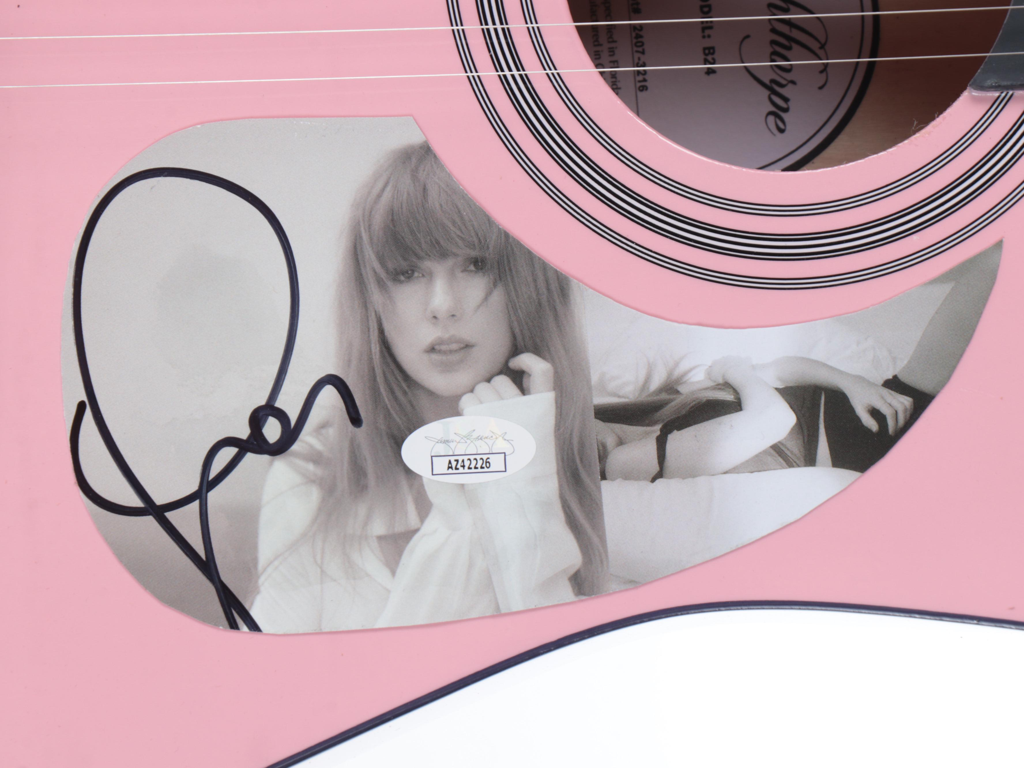 Taylor Swift Signed Ashthorpe Acoustic Guitar, JSA