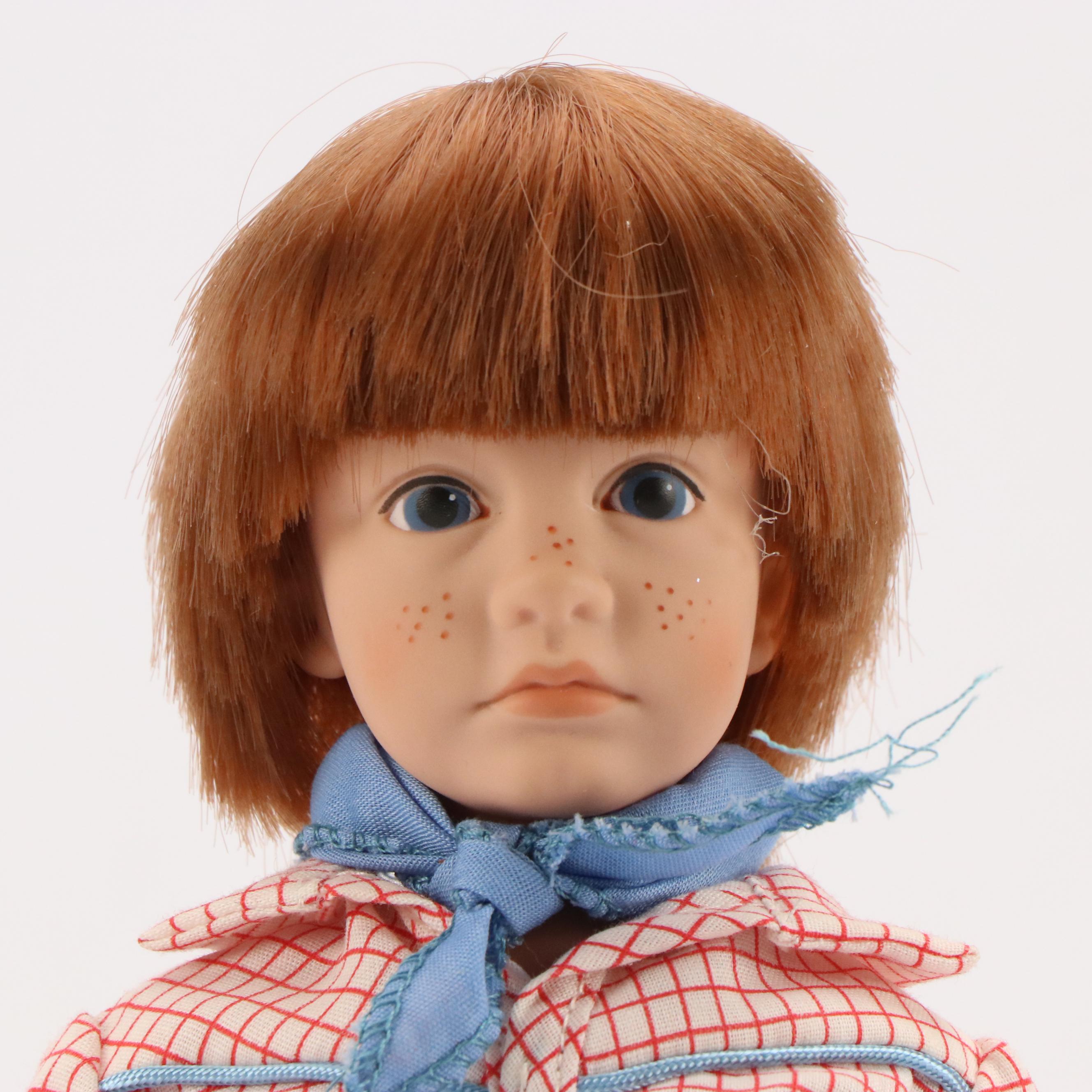 World Doll Limited Edition "Boots Tyner" Cowboy Doll with Stuffed Bears