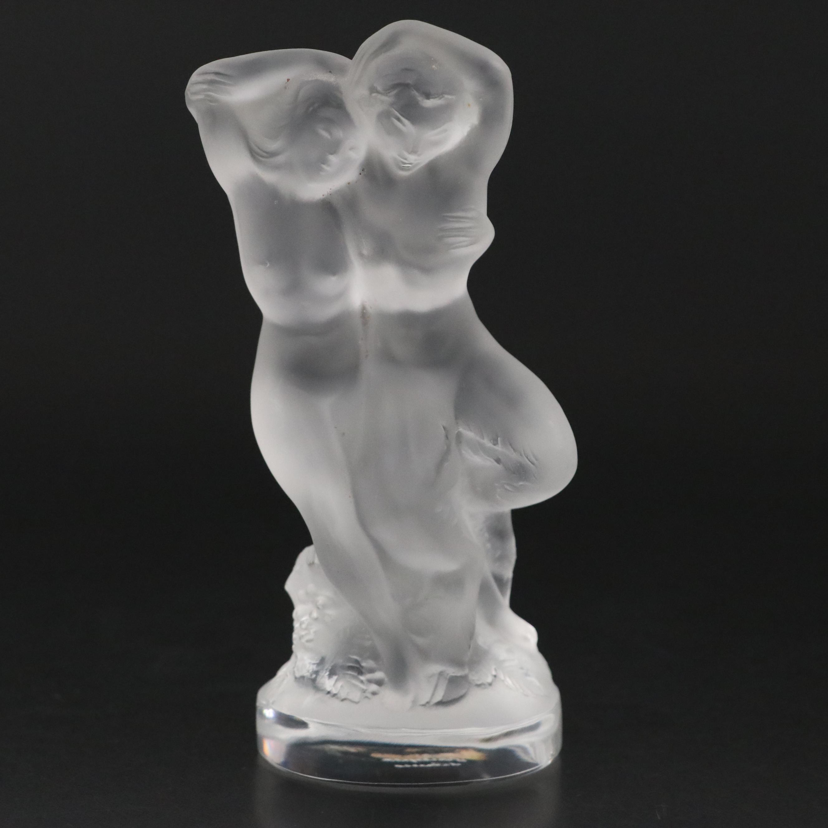Lalique "Le Faune" Crystal Figurine