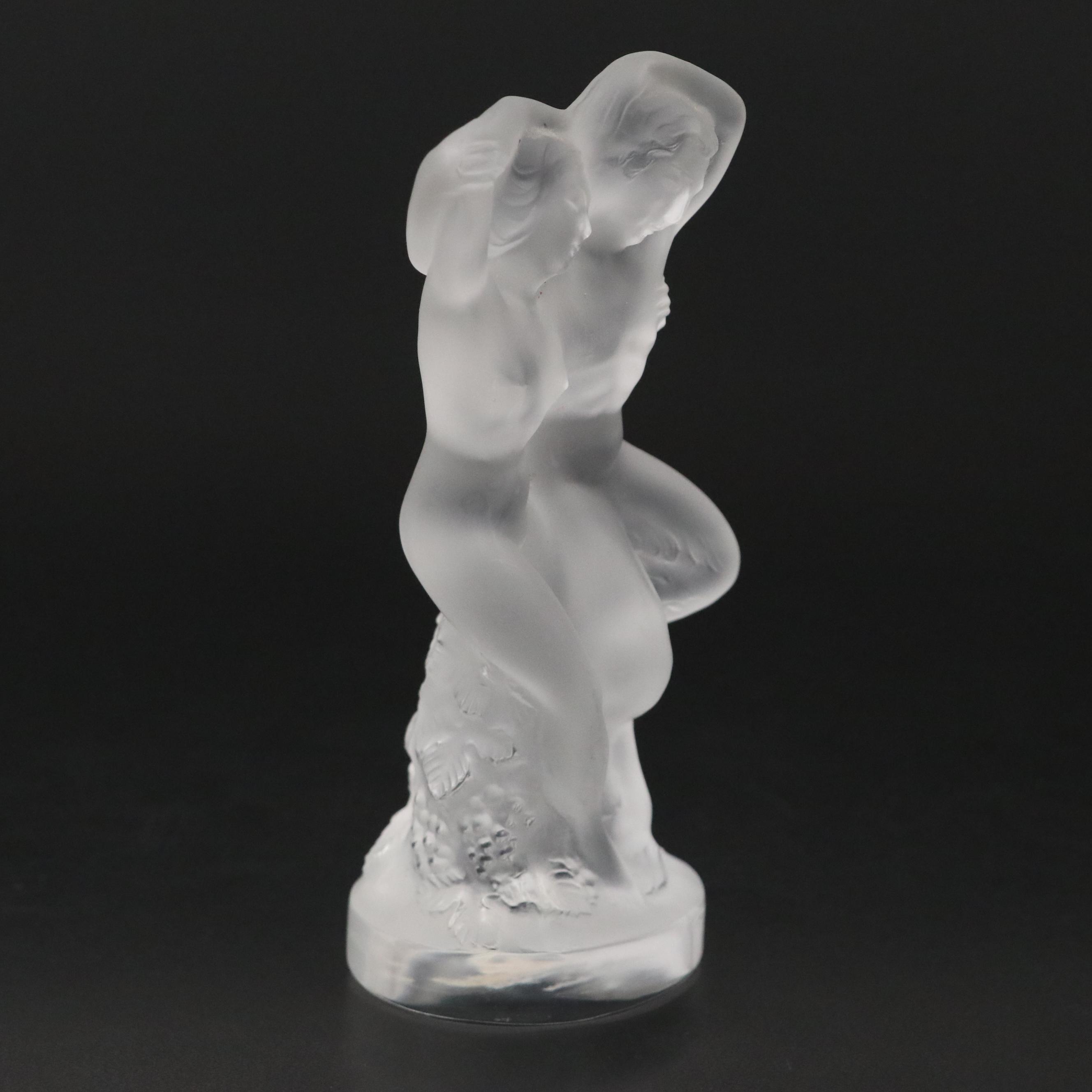 Lalique "Le Faune" Crystal Figurine