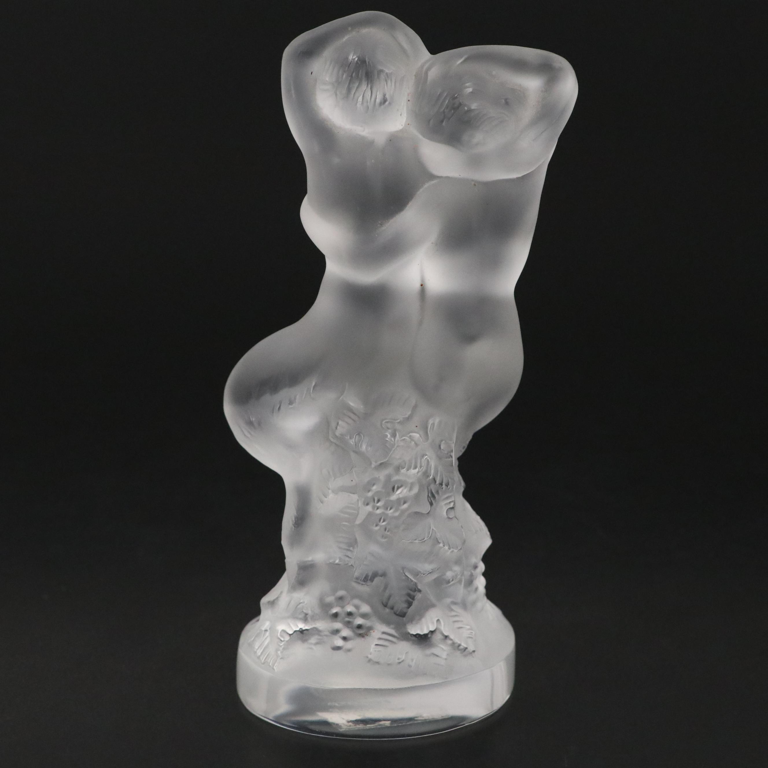 Lalique "Le Faune" Crystal Figurine