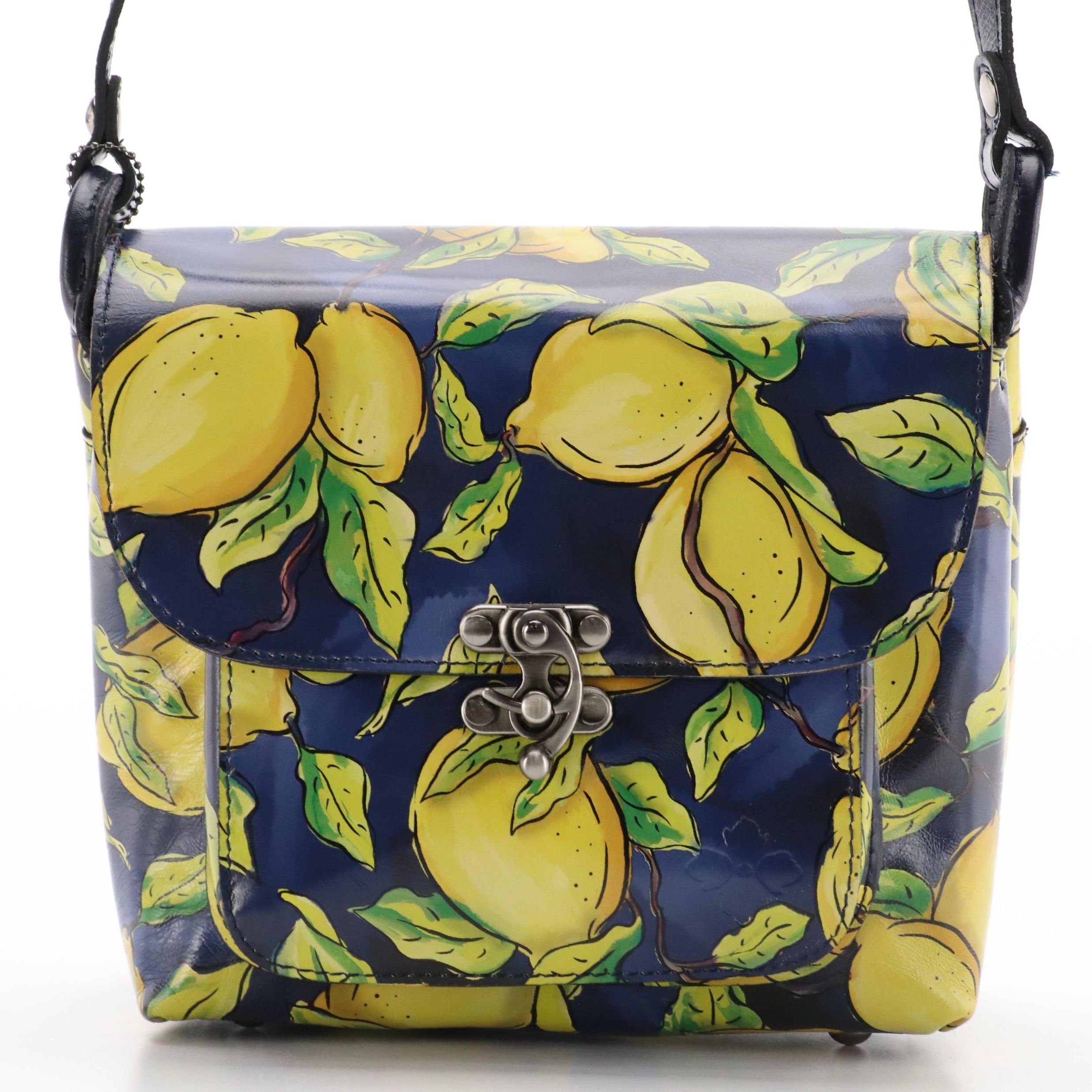 Patricia Nash Positano Limon Collection Flap Shoulder Bag in Leather